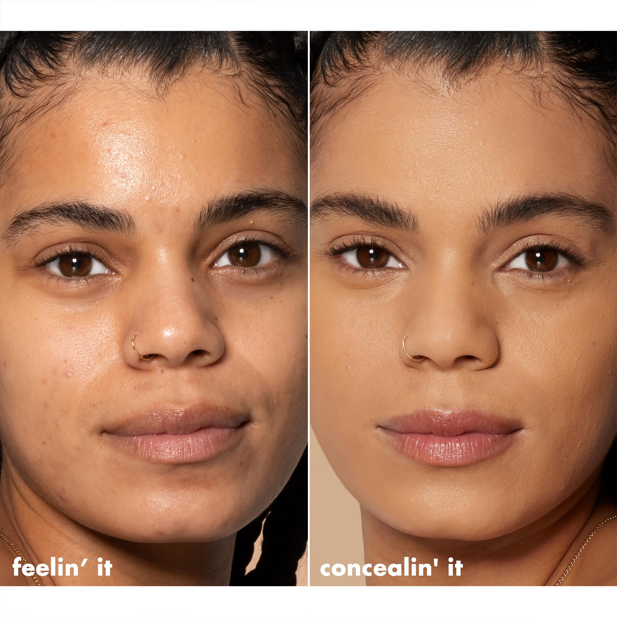 e.l.f. Hydrating Satin Camo Concealer - Medium Beige for High Coverage 4