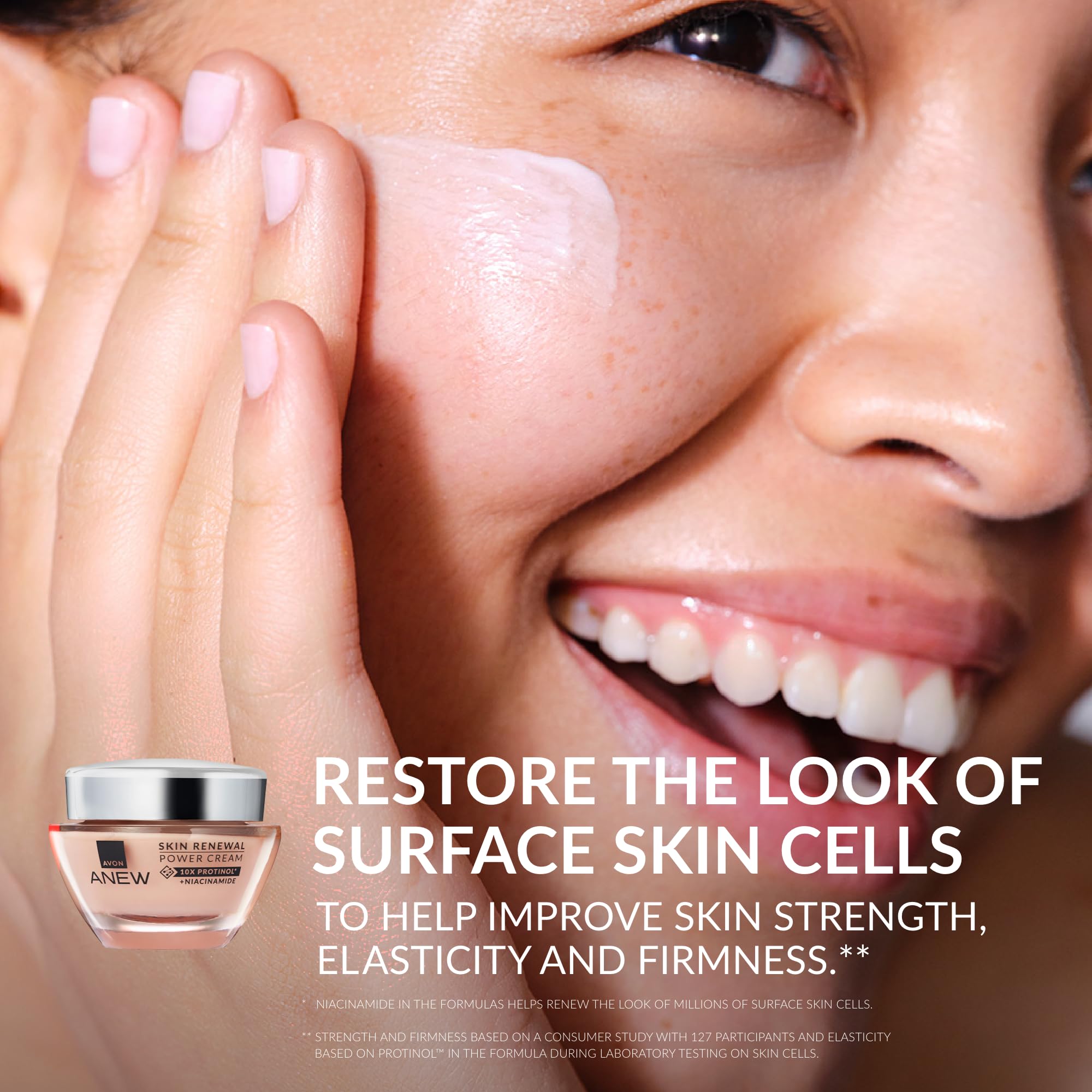 Avon Anew Skin Renewal Power Cream 50ml with Protinol™ and Niacinamide