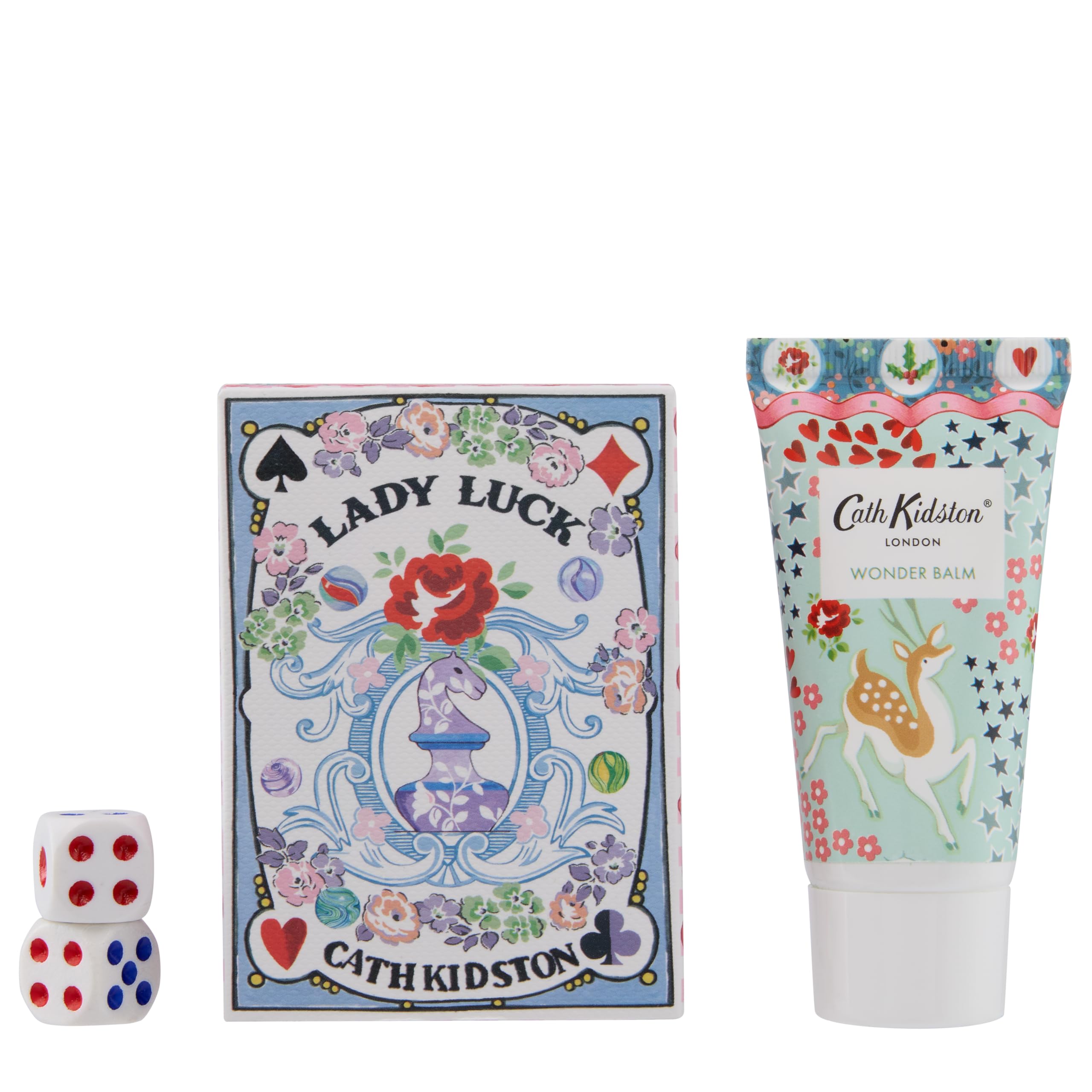 Cath Kidston Red Berry & Cedar Festive Body Care Gift Set with Balm and Cards 3