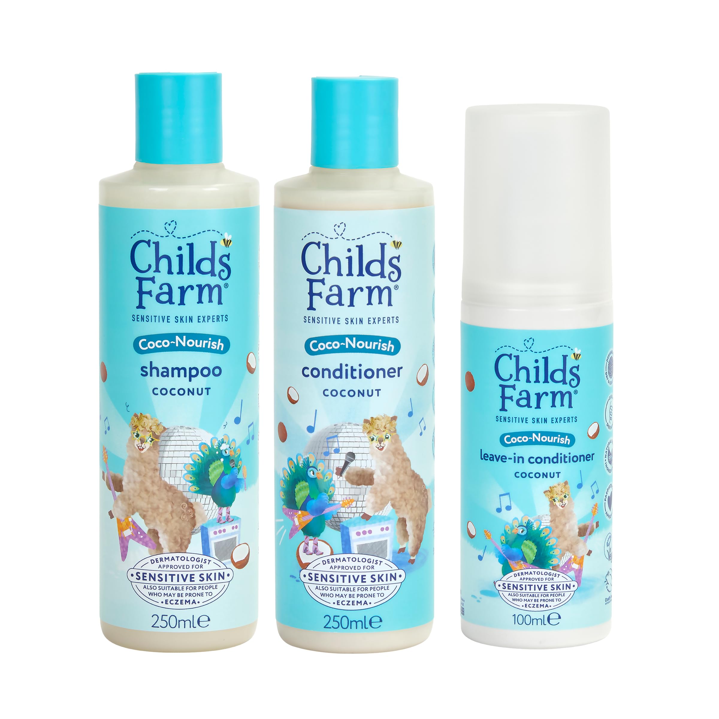 Childs Farm Kinder-Kokosnuss-Pflegeset | Tränenfreies Kokosnuss-Shampoo
