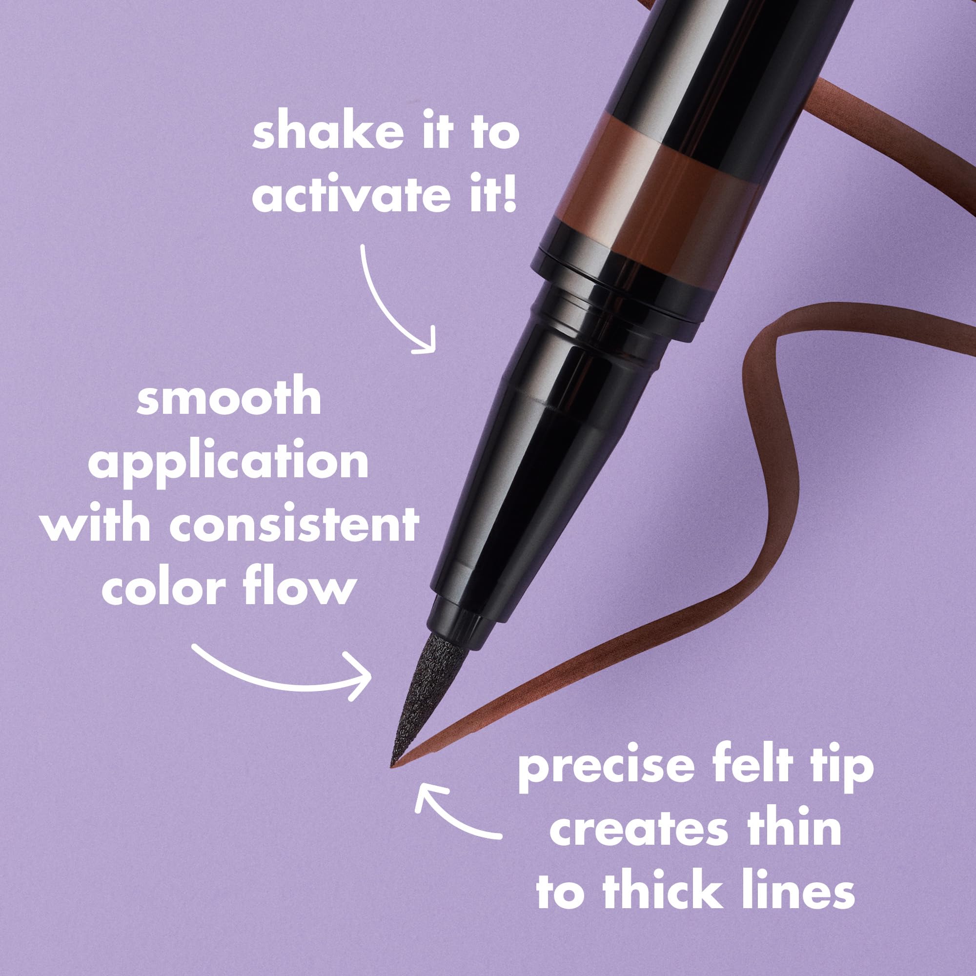 e.l.f. H2O Proof Waterproof Liquid Eyeliner Pen with Precision Felt Tip 4
