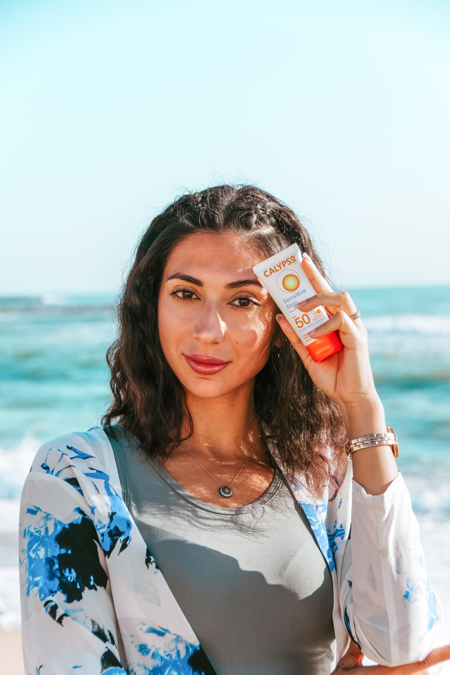 Calypso Sensitive Skin Face Sun Lotion SPF 50+ Very High Protection UVA/UVB 7