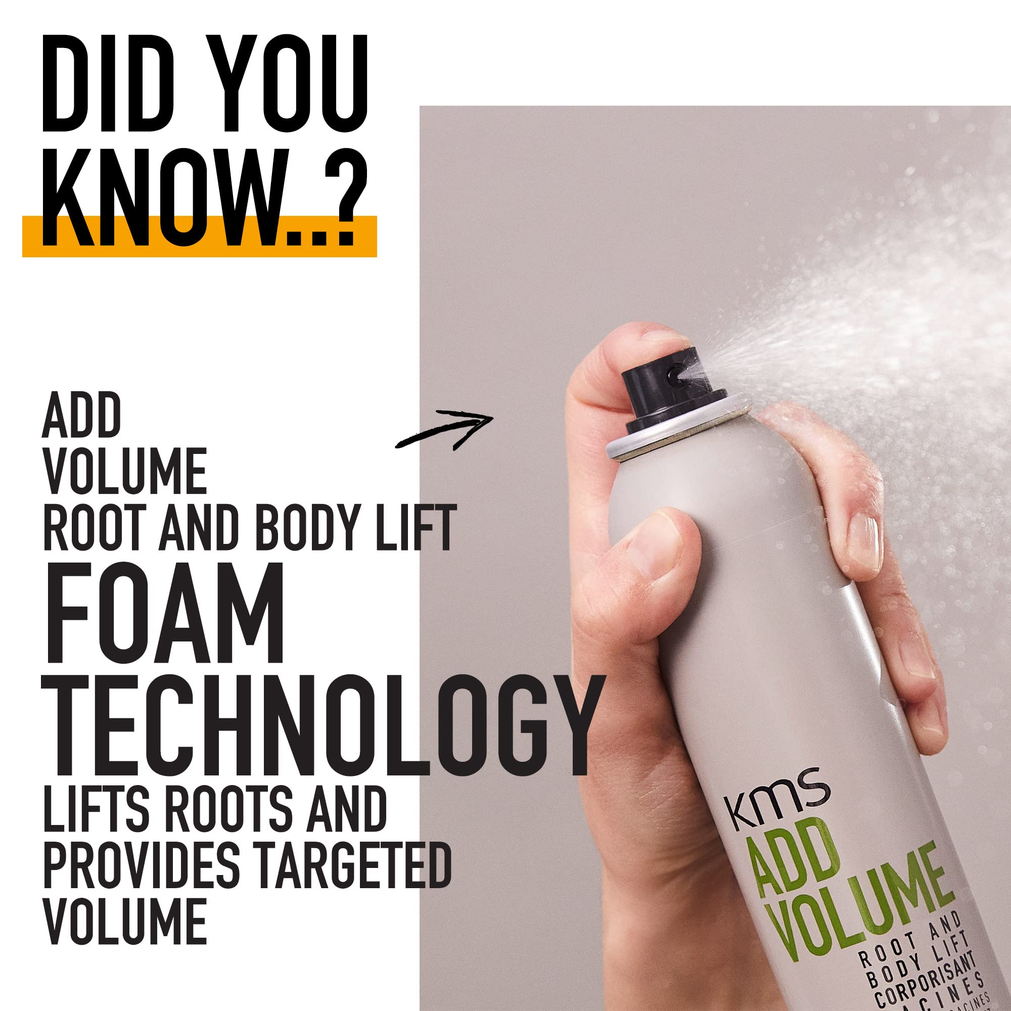 KMS Add Volume Root & Body Lift Spray for Instant Targeted Volume, 200ml 6