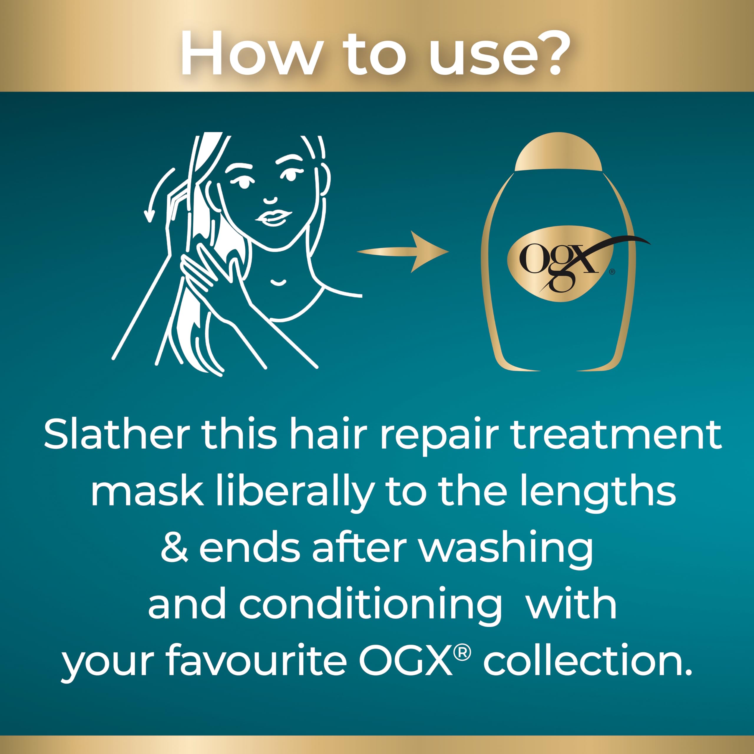 OGX Rescue Fusions Intense Hydration Recovery Hair Mask with Argan Oil 6