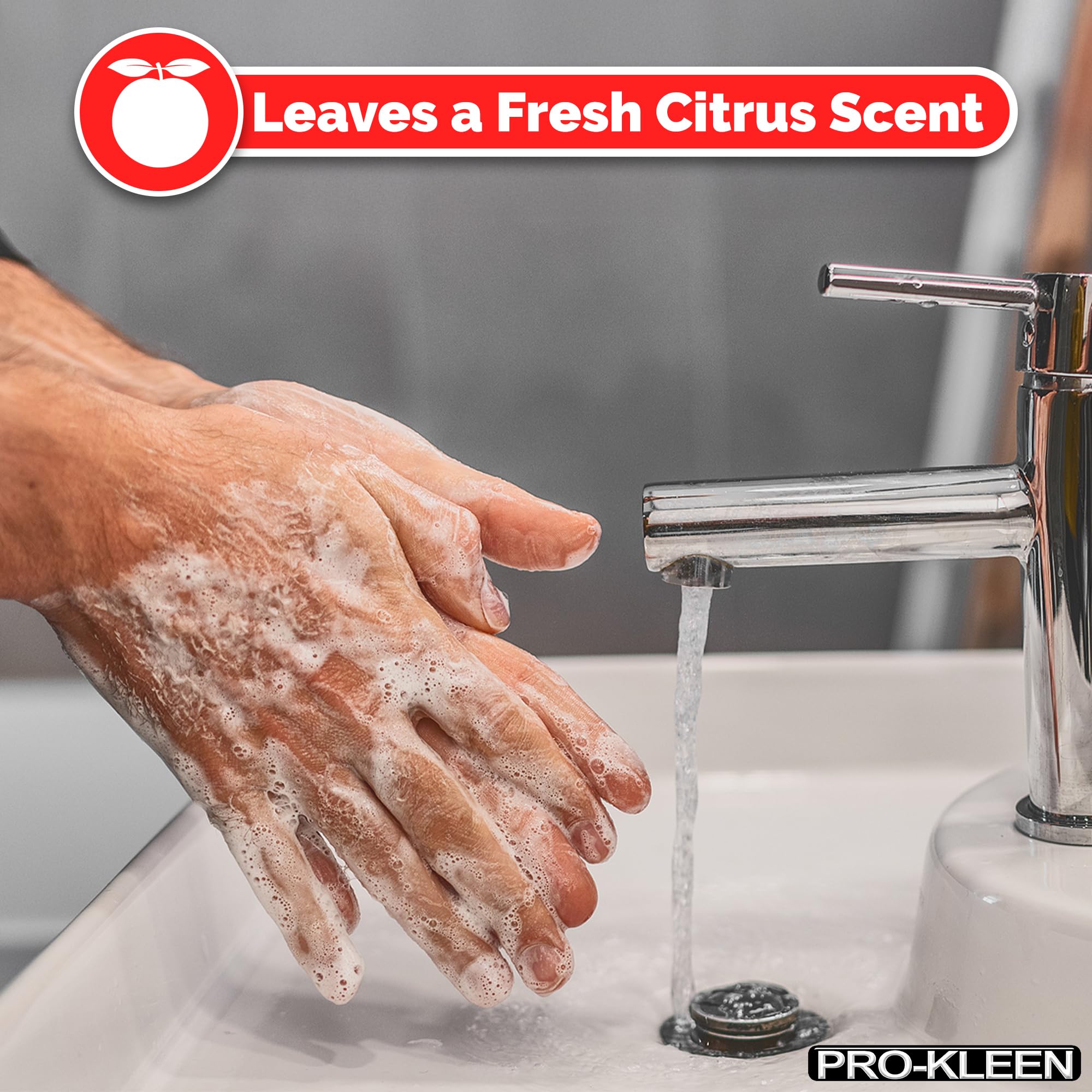 Pro-Kleen 5L Citrus Hand Foam Soap Refill - Kind to Skin & Economical 5