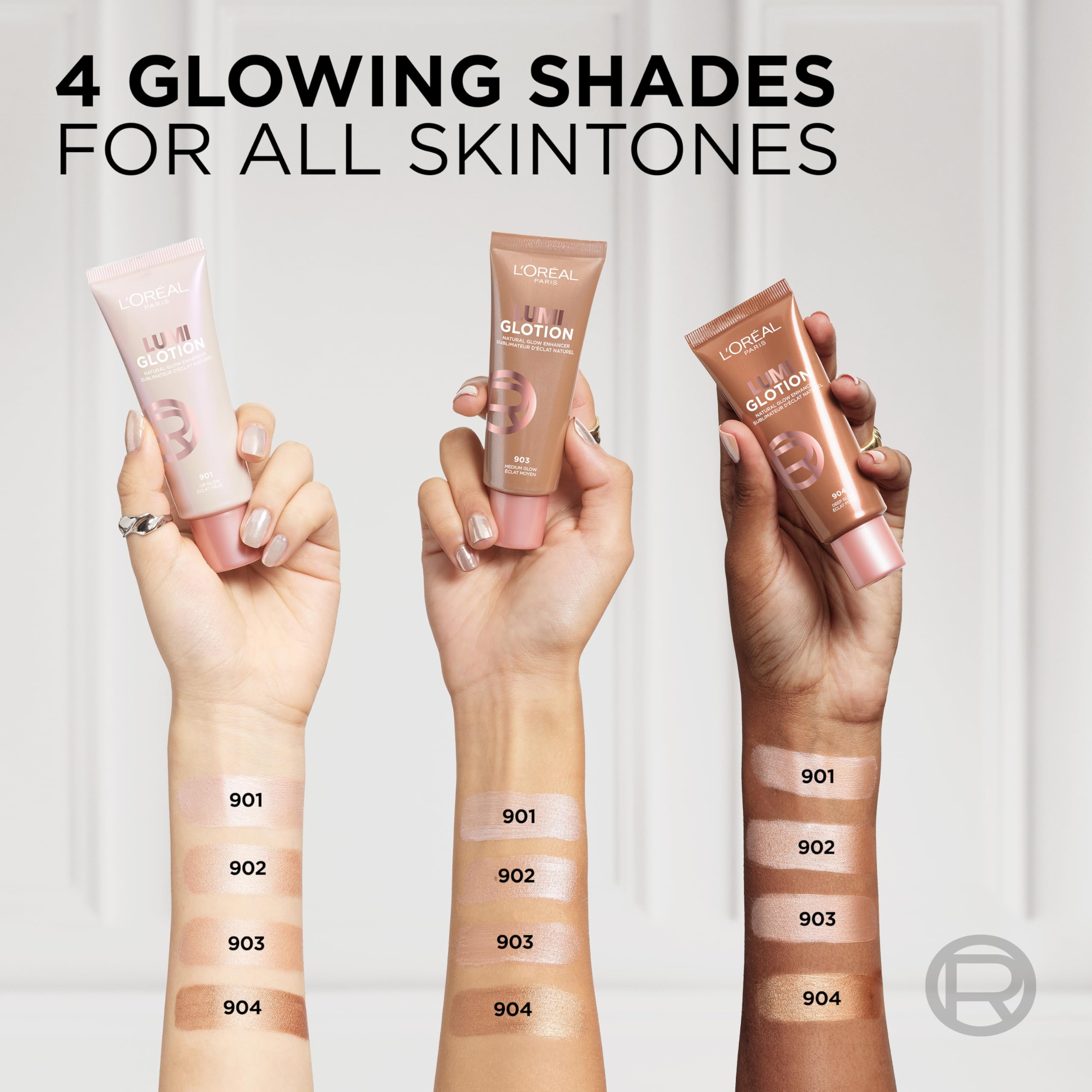 L'Oréal Paris Paradise Lumi Glotion Glow Enhancer, 24h Hydration with Shea Butter, Shade 901 Fair Glow 7