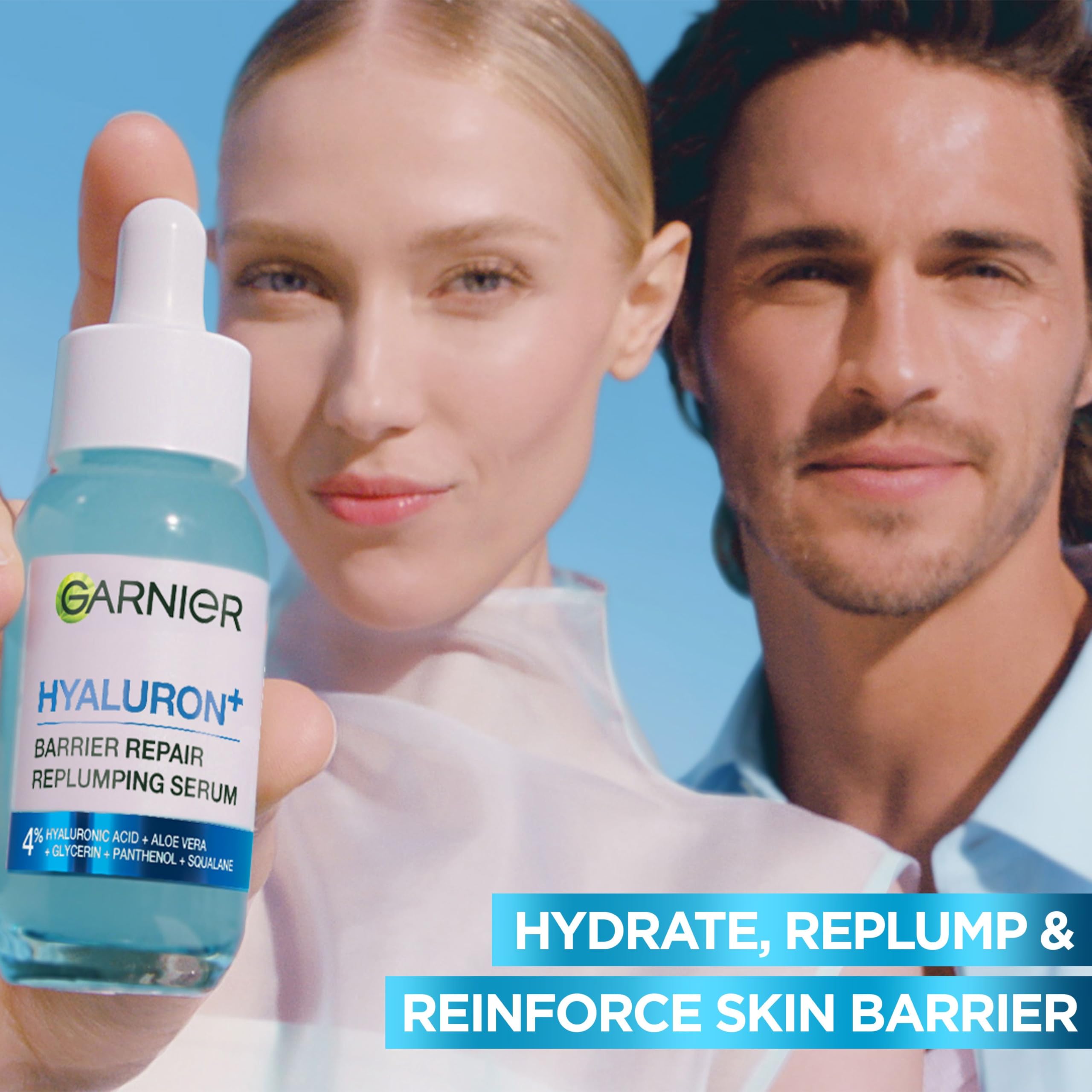 Garnier Hyaluron+ Barrier Repair Replumping Serum with 3% Hyaluronic Acid, Aloe & Glycerin, 30ml 7
