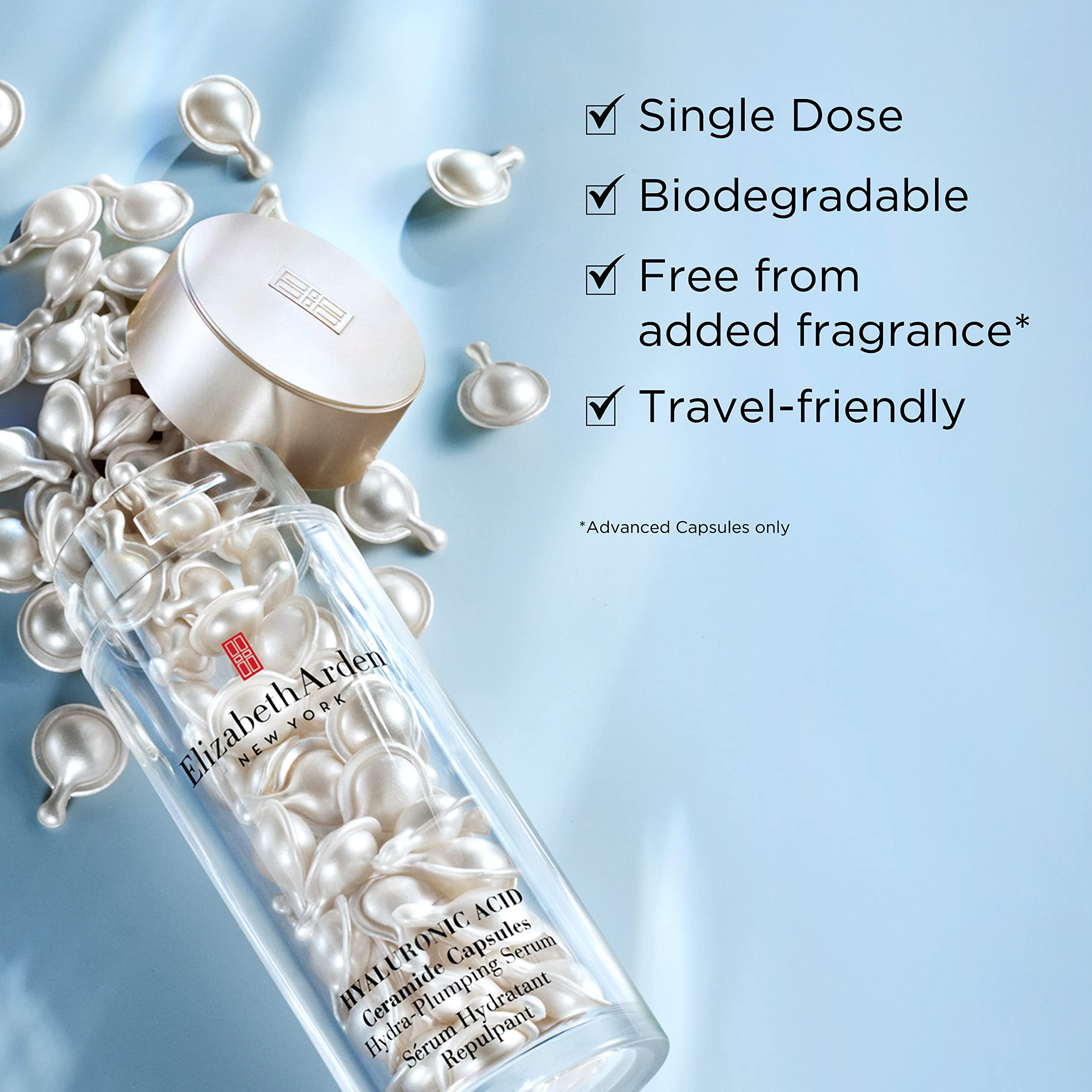 Elizabeth Arden Hyaluronic Acid Ceramide Capsules Hydra-Plumping Serum, 60 Count 7