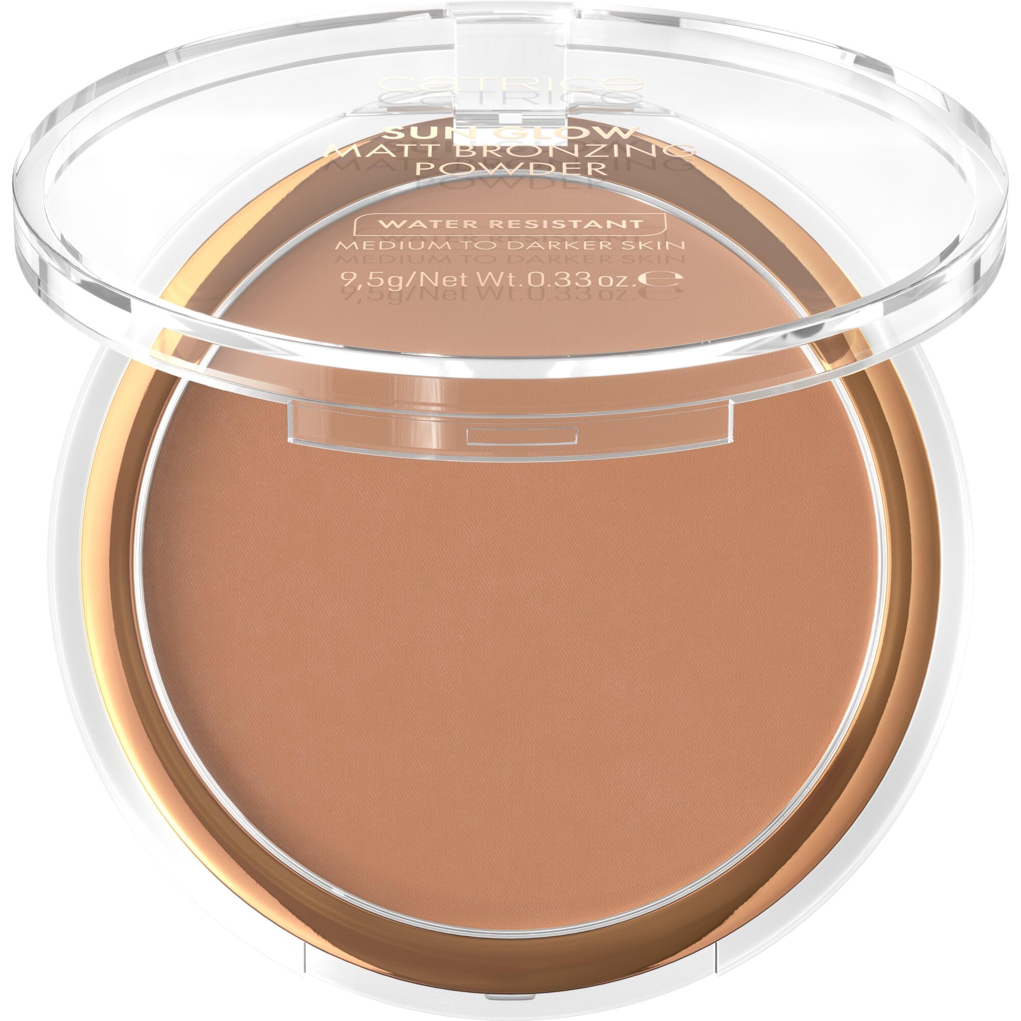CATRICE Sun Glow Matt Bronzing Powder 035 Universal Bronze for Tanning & Contouring