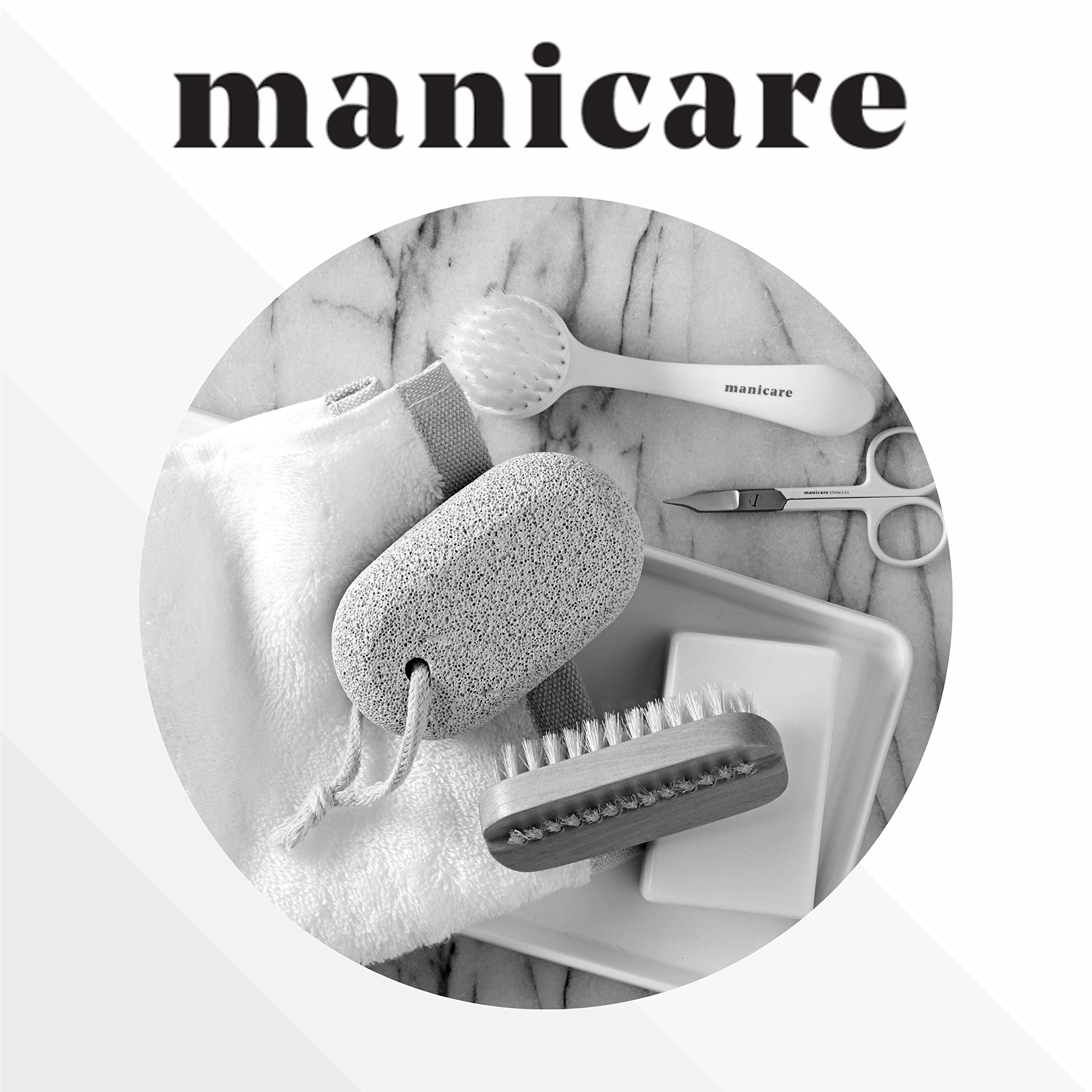 Manicare Double Sided Medium Grit Glass Nail File with Protective Case 6