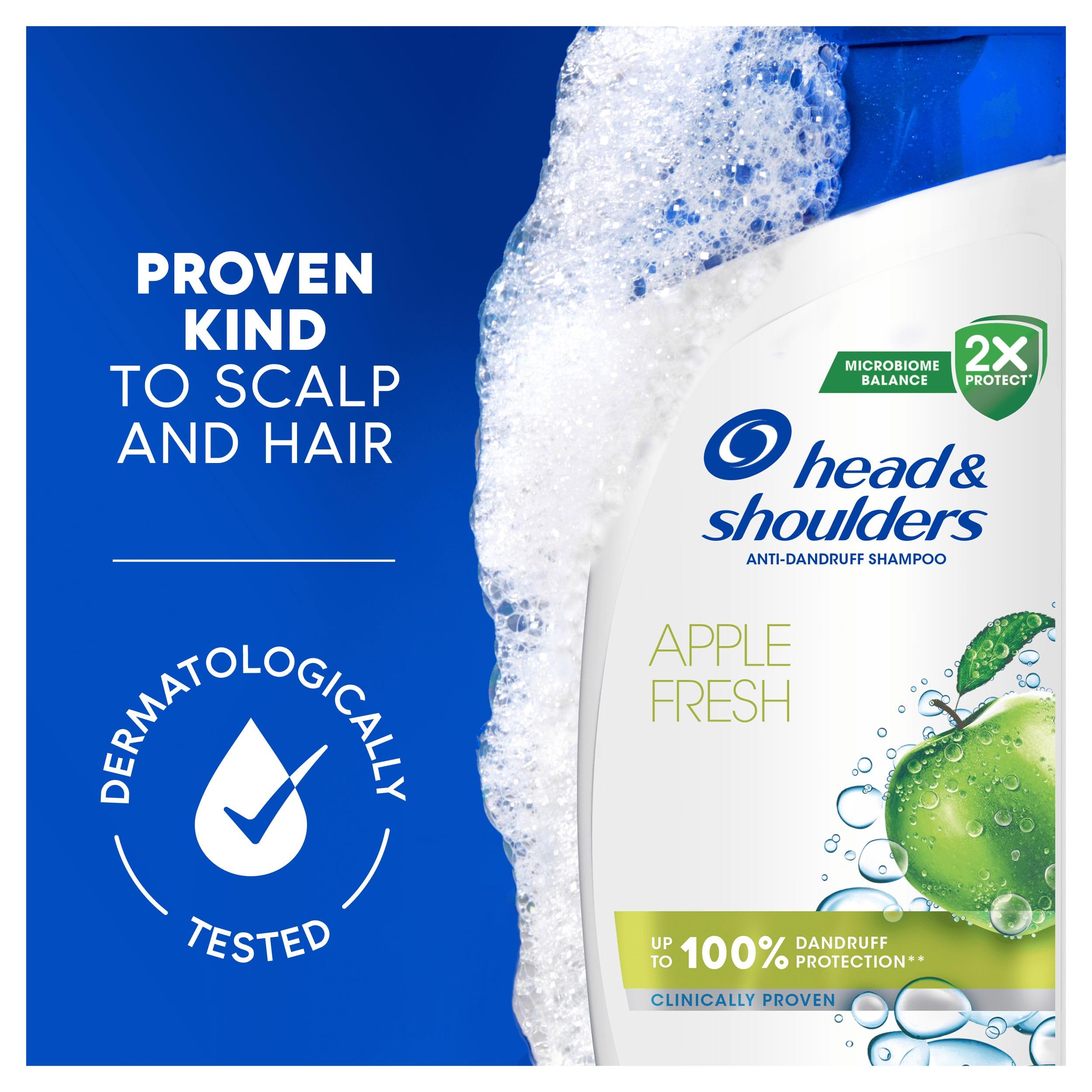 Head & Shoulders Apple Fresh Anti-Dandruff Shampoo for Daily Use, 250ml (6 Pack) 5