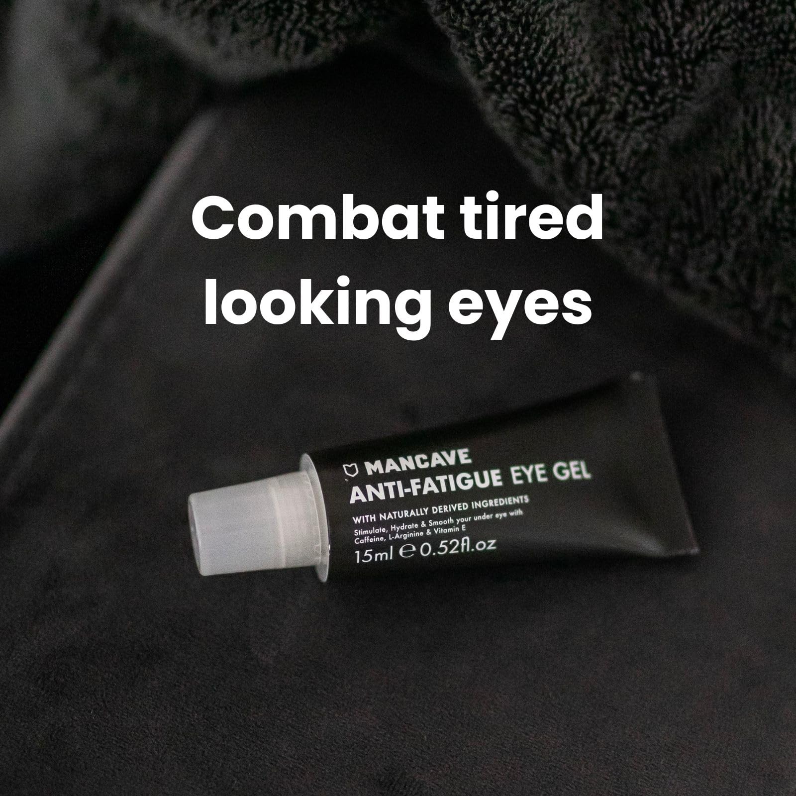 ManCave Caffeine & Vitamin E Anti-Fatigue Eye Gel for Dark Circles and Puffiness 15ml 6