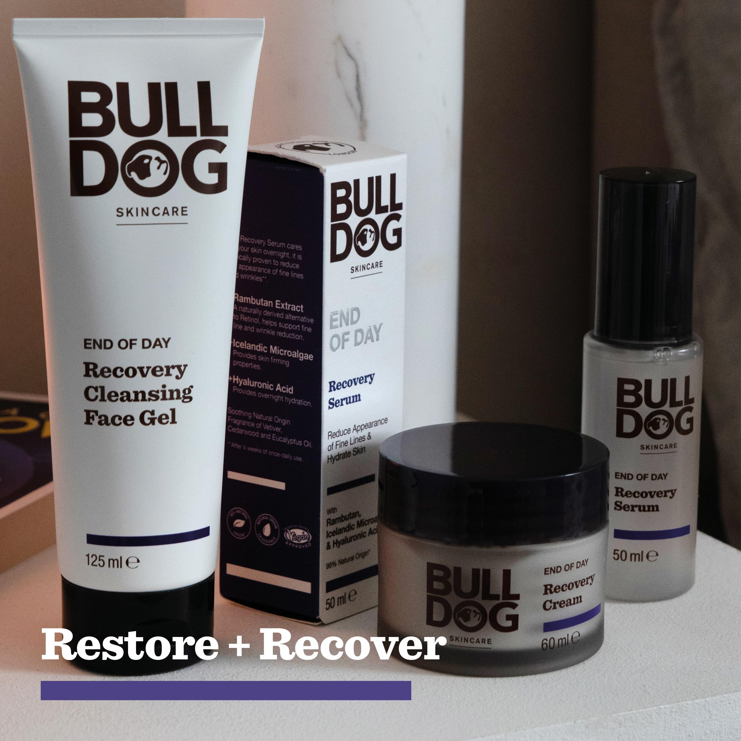 Bulldog Skincare End Of Day Recovery Cleansing Gel for Men with Turmeric Extract 5
