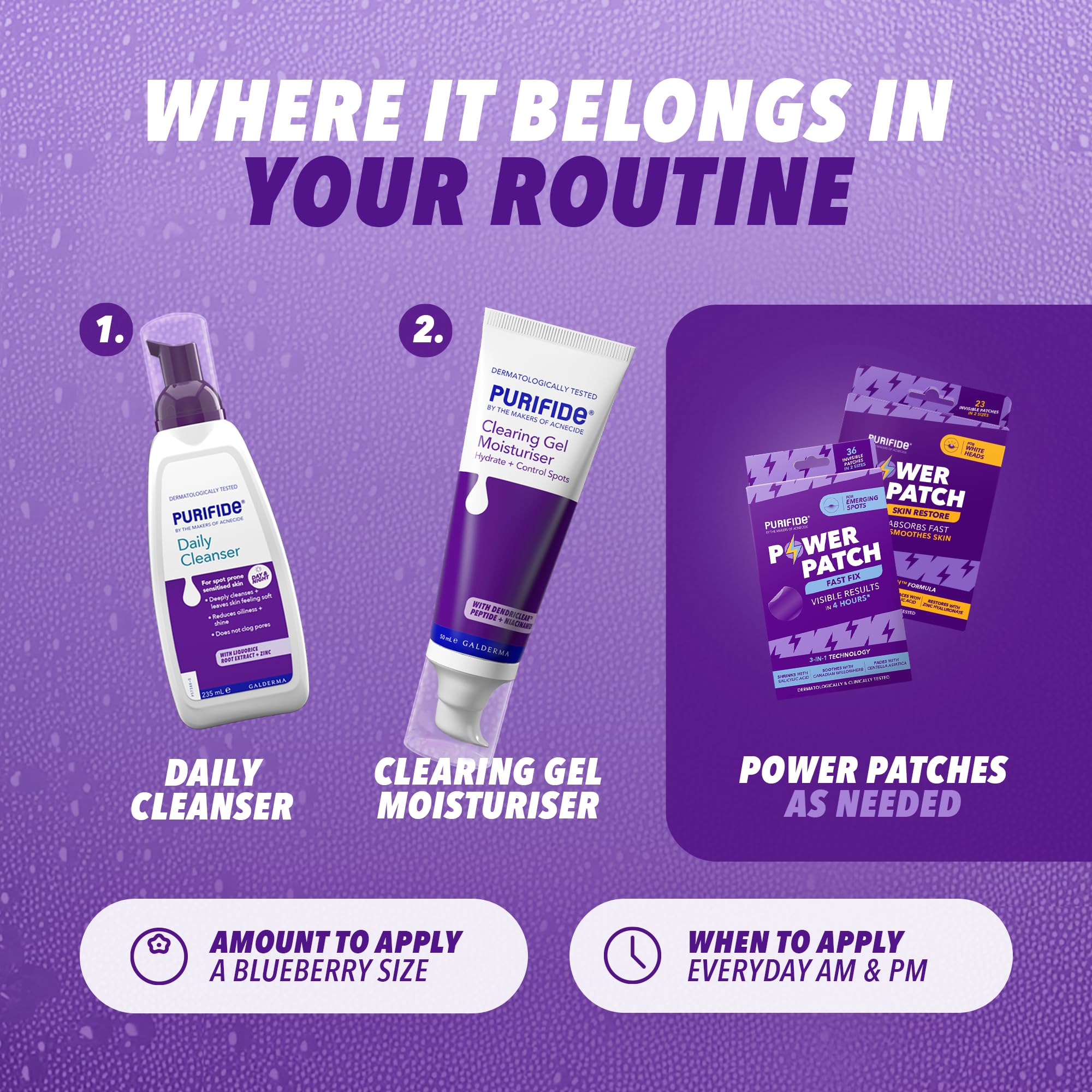 Acnecide Purifide Spot Clearing Gel Face Moisturiser for Acne Prone Skin 6