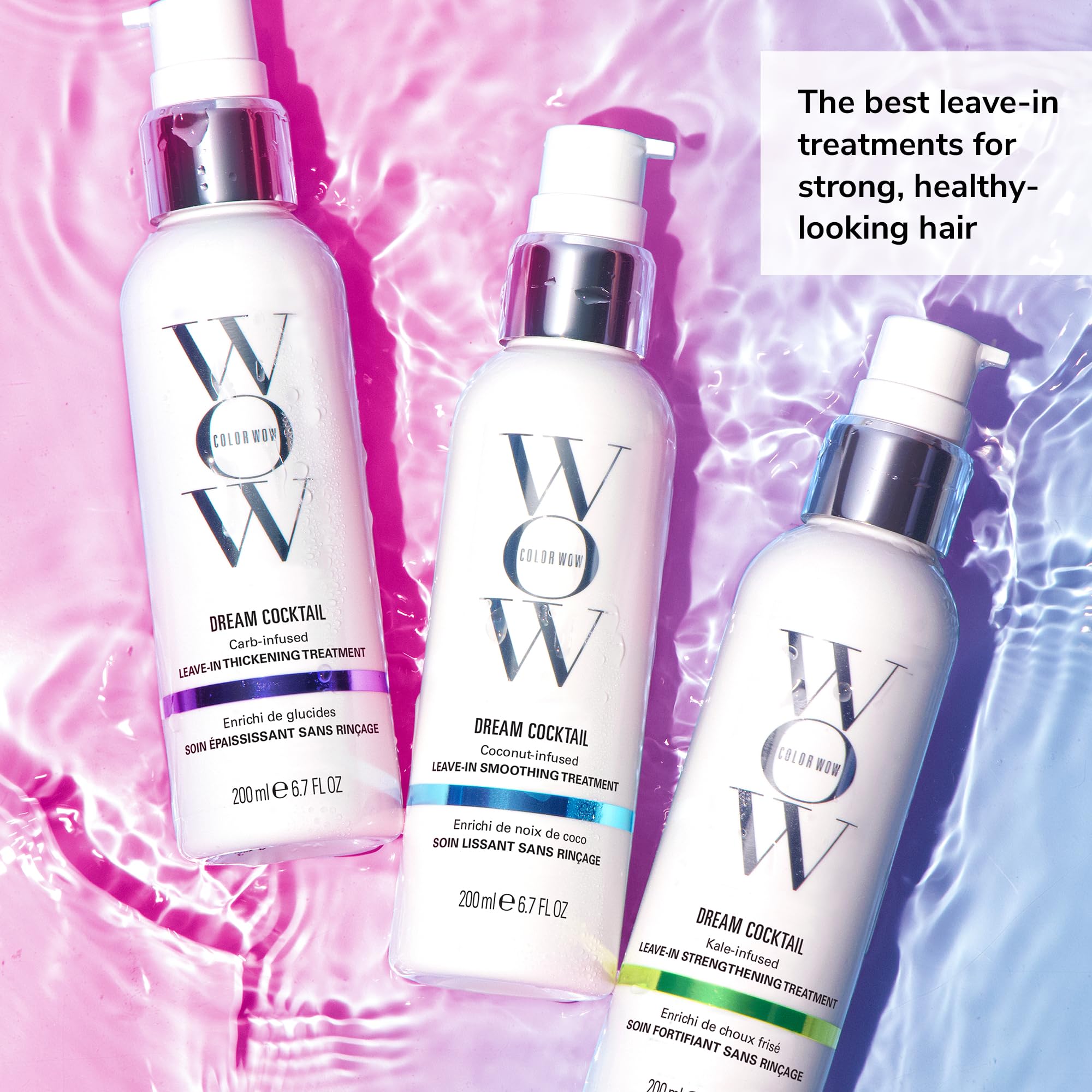 COLOR WOW Dream Cocktail Kokosnuss-Infused - Verwandelt trockenes, geschädigtes Haar in S 7