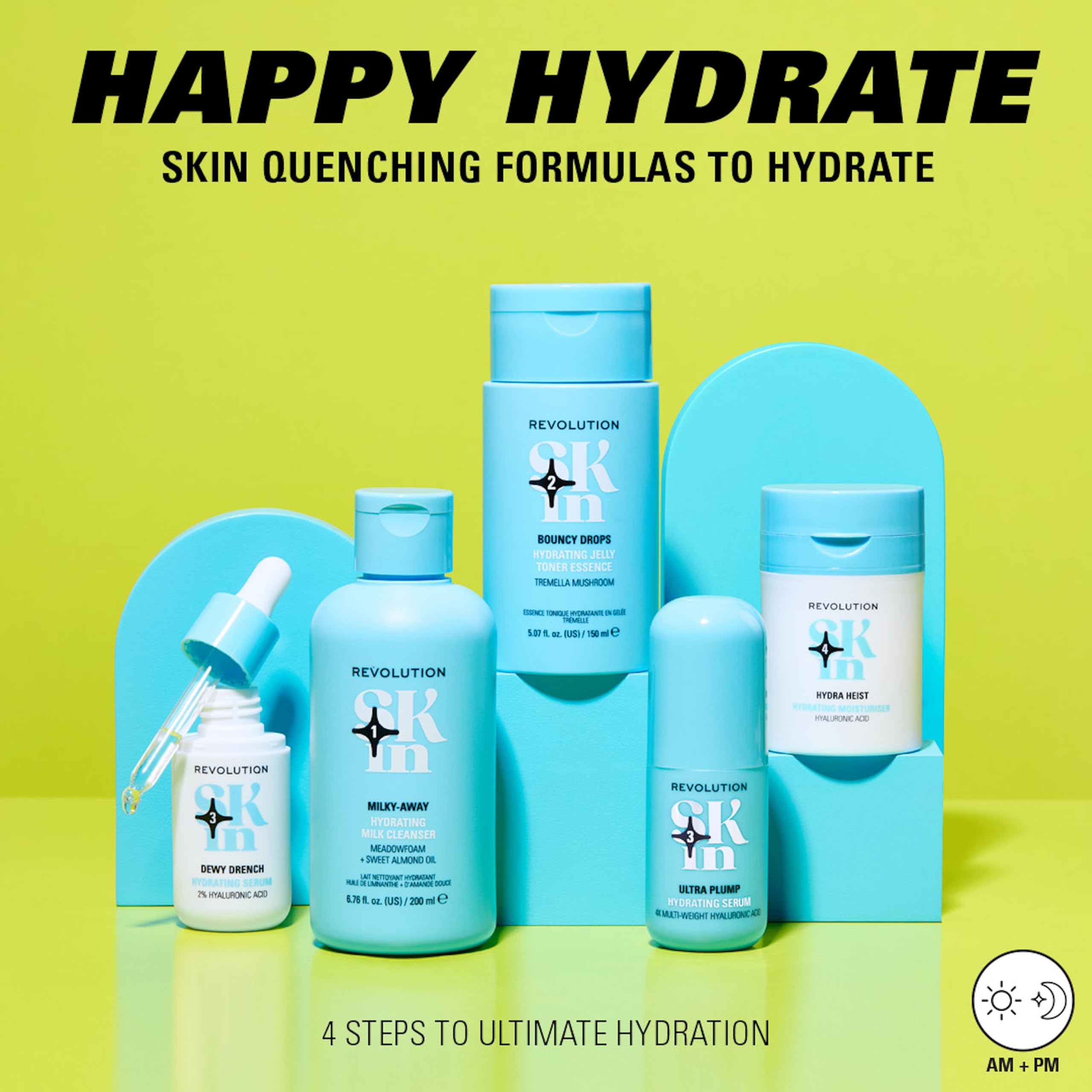 Revolution Skincare London Happy Hydrate 4 Step Starter Kit for Dry Skin 3