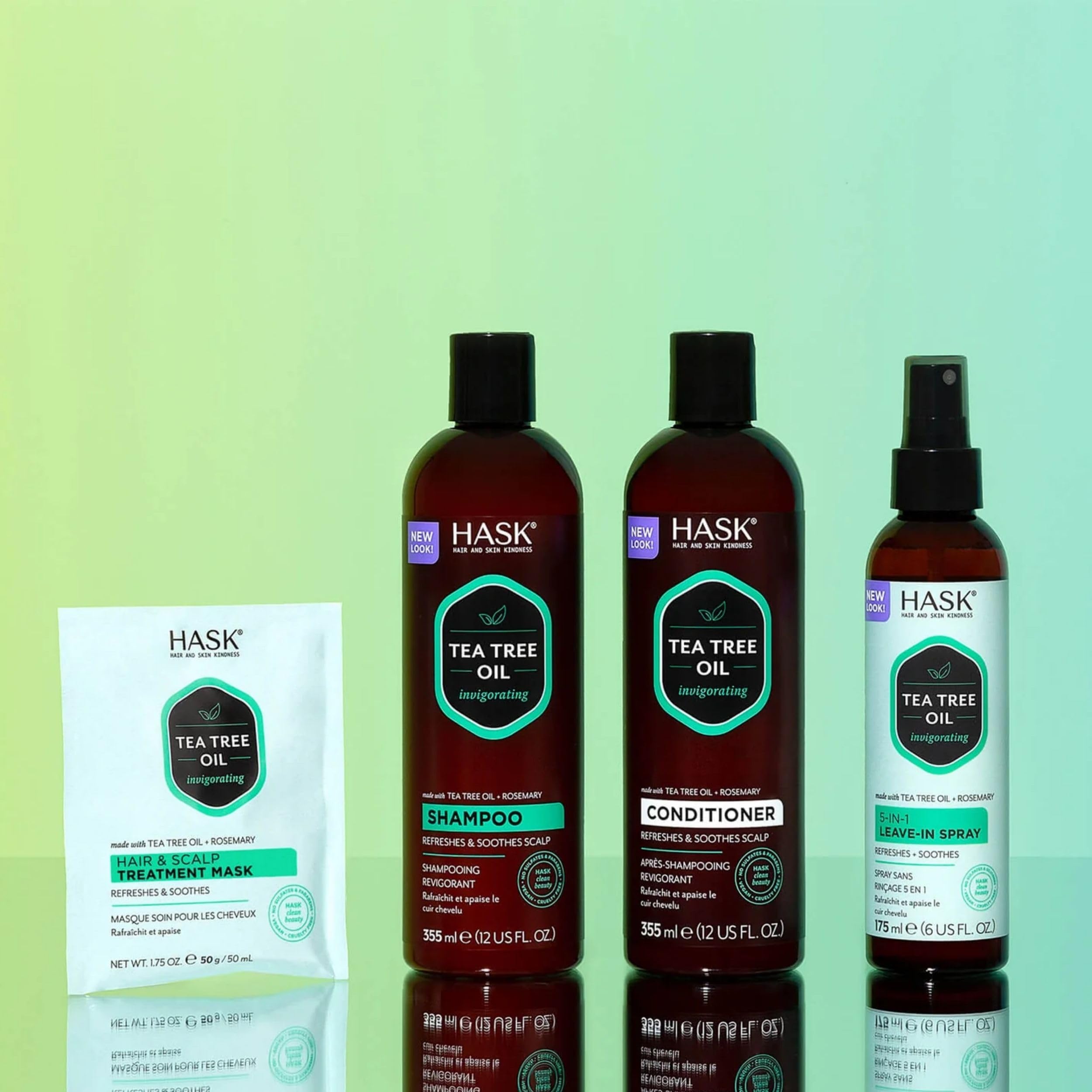 HASK Tea Tree Oil 5-in-1 Leave-In Conditioner for Soothing and Restoring Hair 11