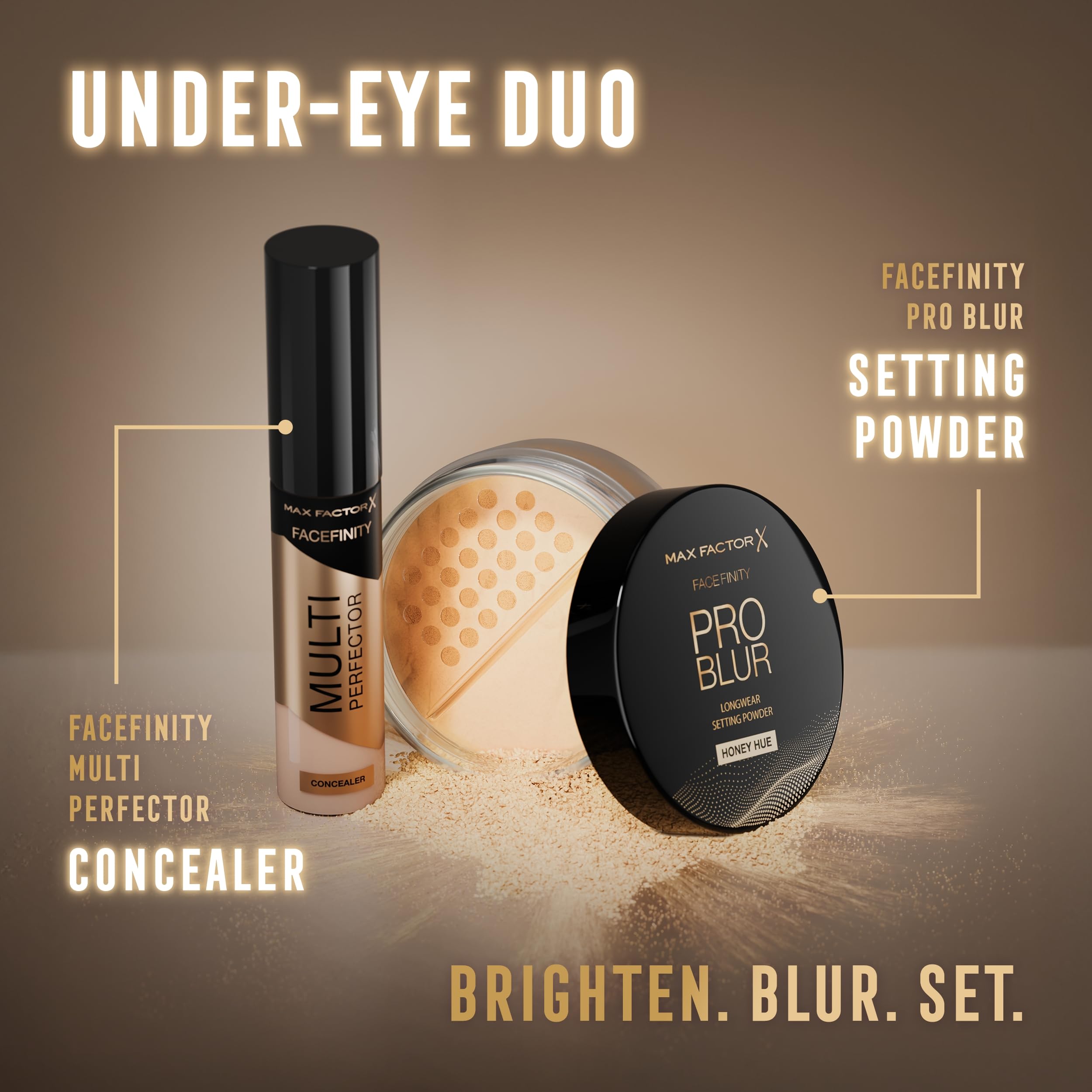 Max Factor Facefinity Pro Blur Longwear Setting Powder, 002 Honey Hue, 10.5g 6