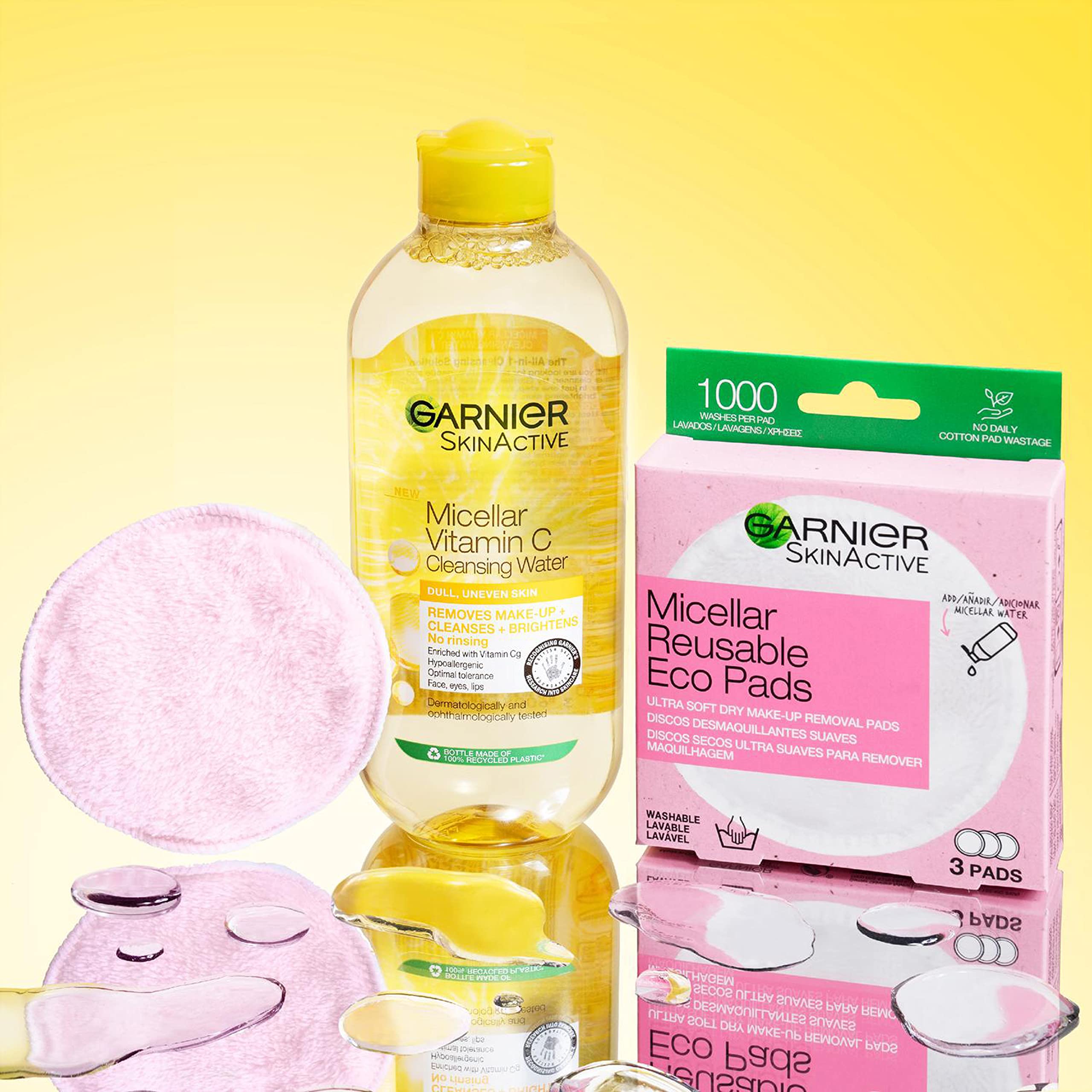 Garnier Micellar Vitamin C Cleansing Water for Brightening and Makeup Removal (700ml) 6