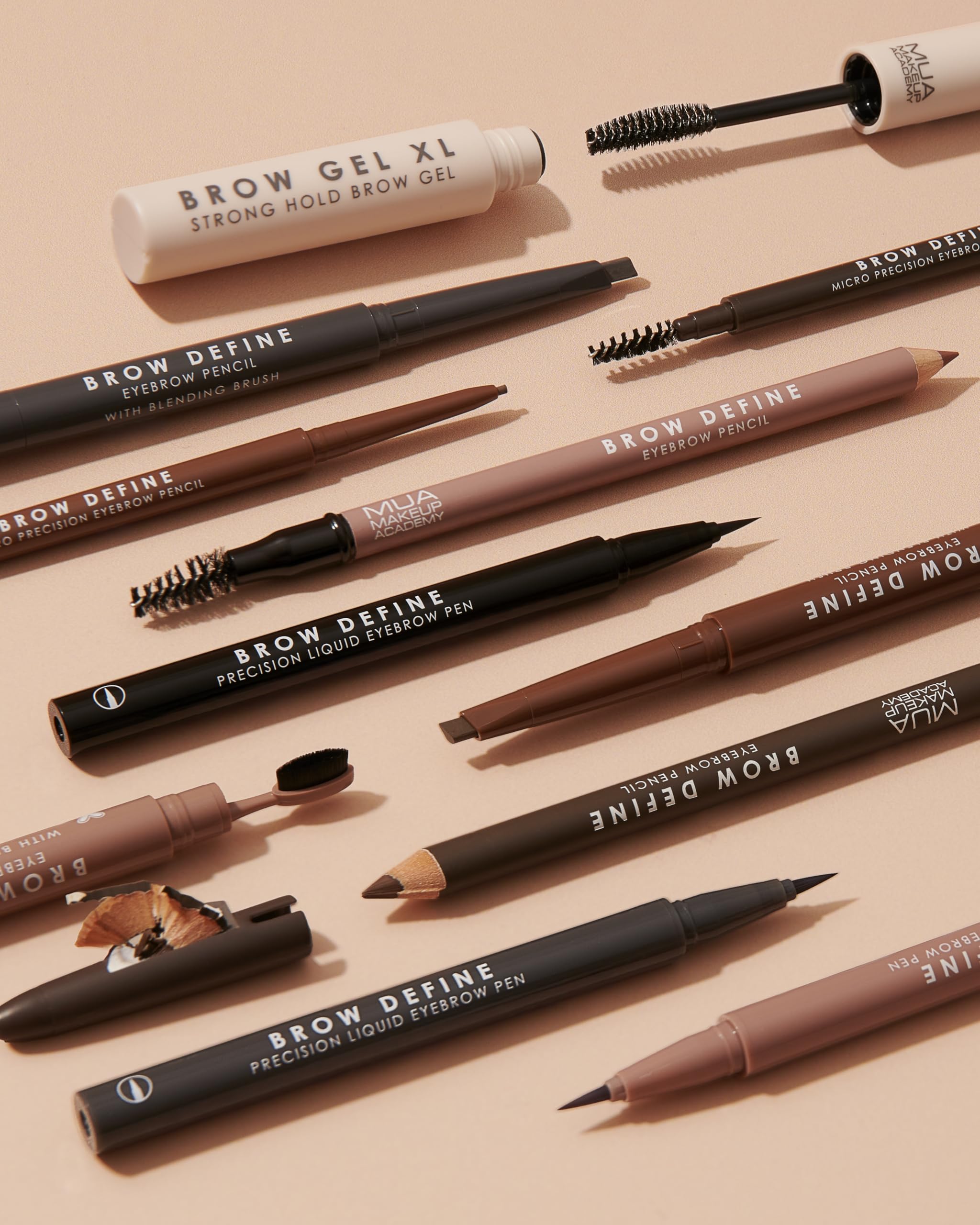 MUA Makeup Academy Brow Define, Mikro-Augenbrauenstift mit Bürstchen, Grau, 0,05 g – Vegan &amp; Tierversuchsfrei 5