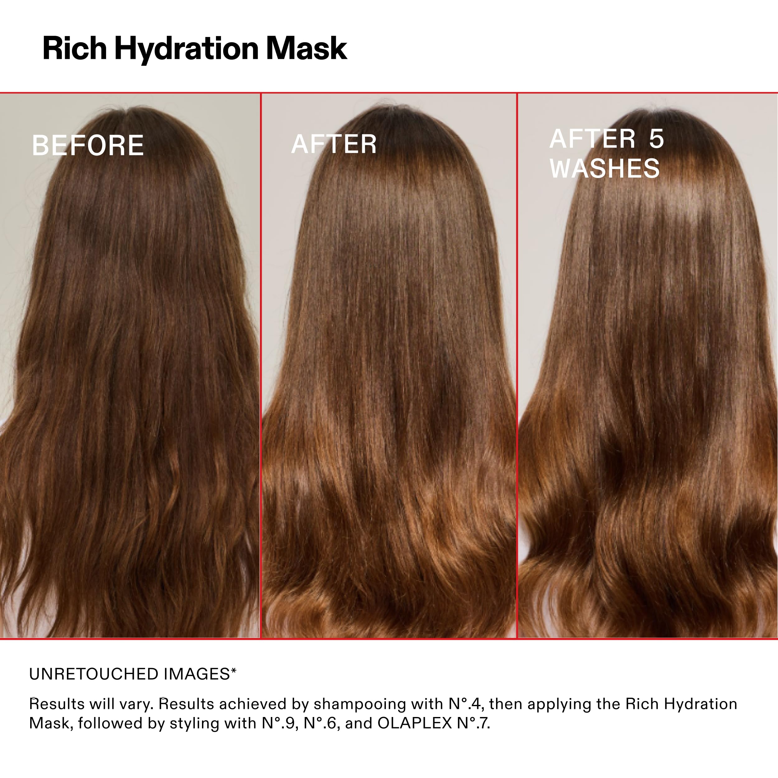 OLAPLEX Rich Hydration Mask: Cuticle Sealing Treatment for Intense Hydration and Frizz Control 5