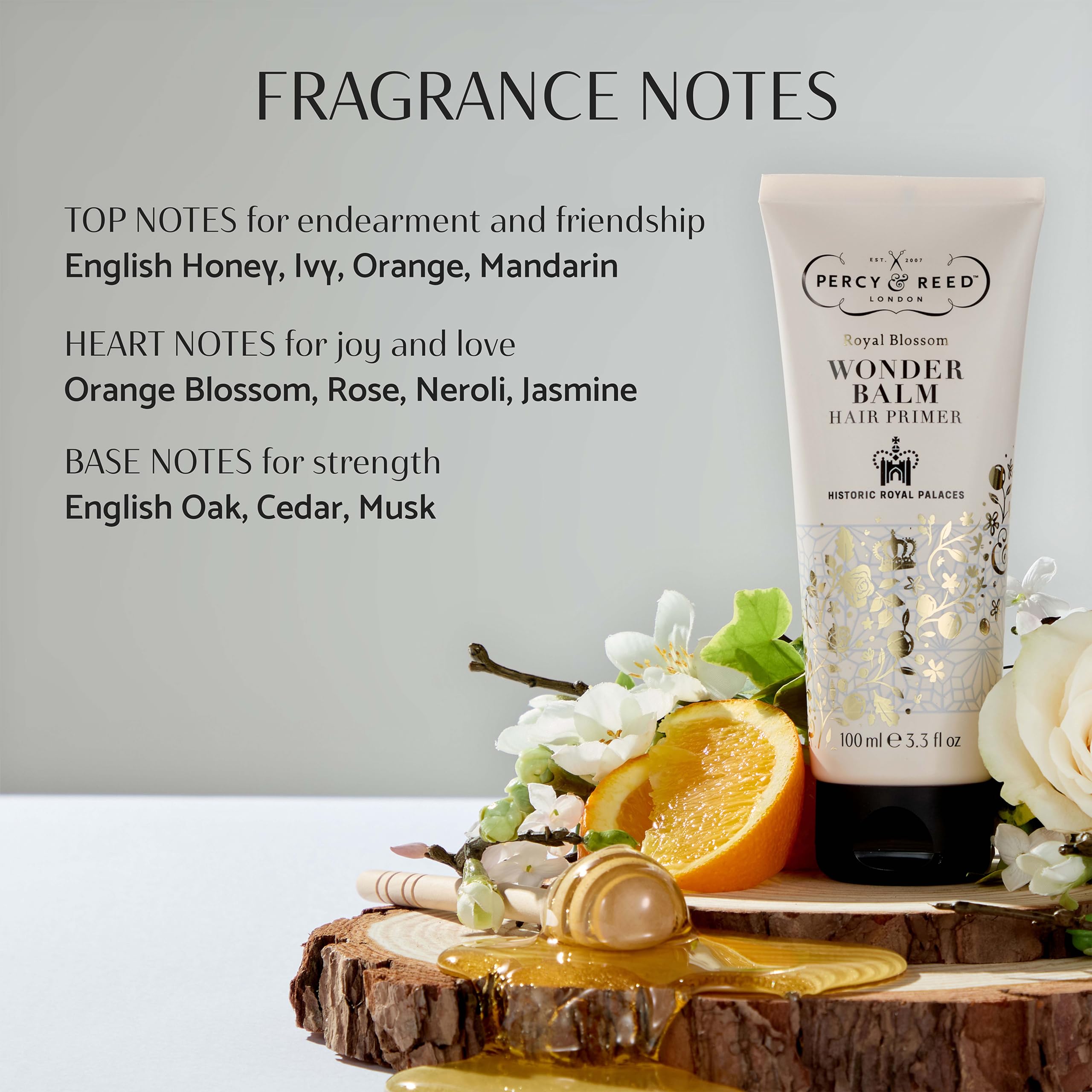 Percy & Reed Royal Blossom Wonder Balm Hair Primer for Frizz Control 5