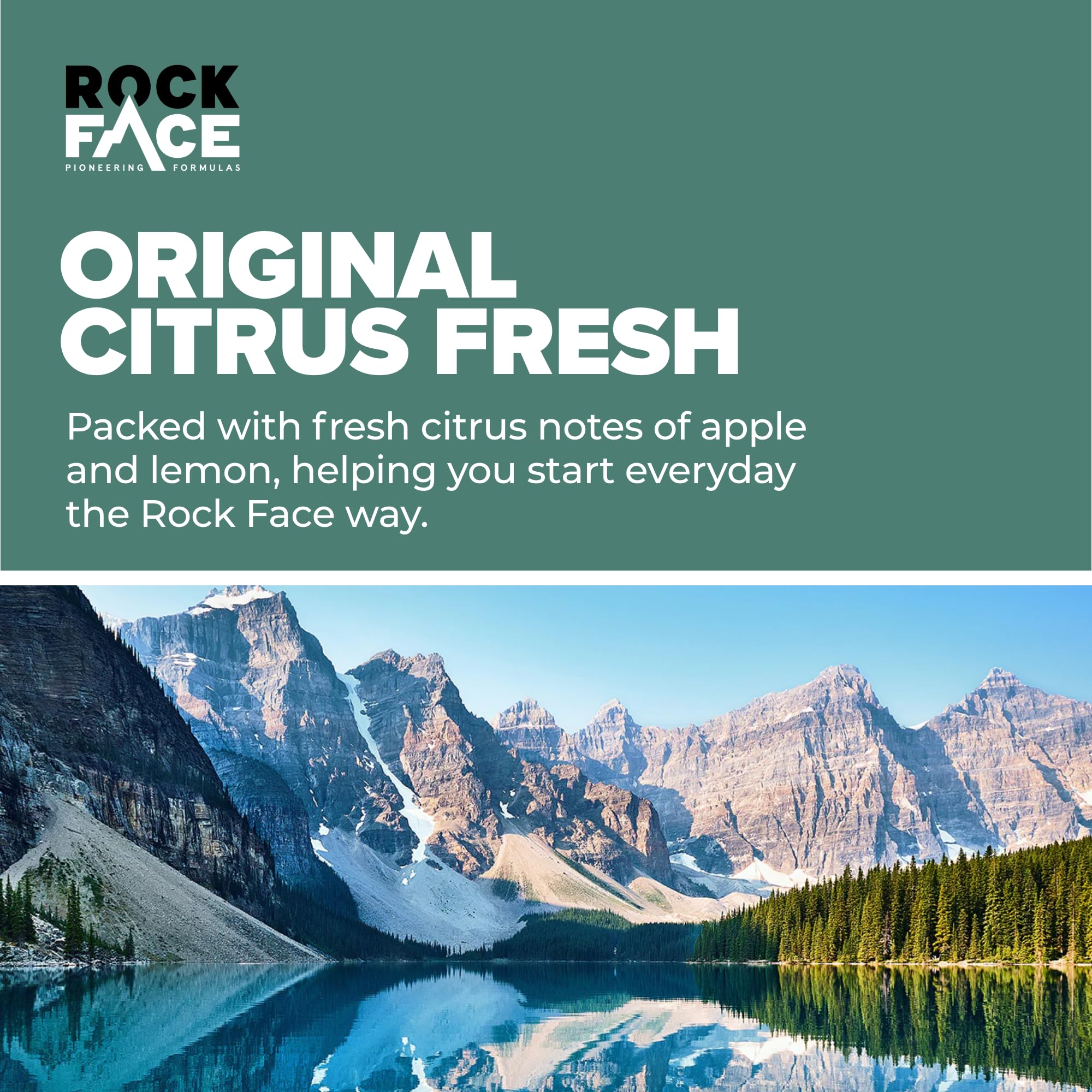 Rock Face Energising Face Wash for Men - Everyday Foaming Wash with Citrus & Lemon Scent, 100ml 4