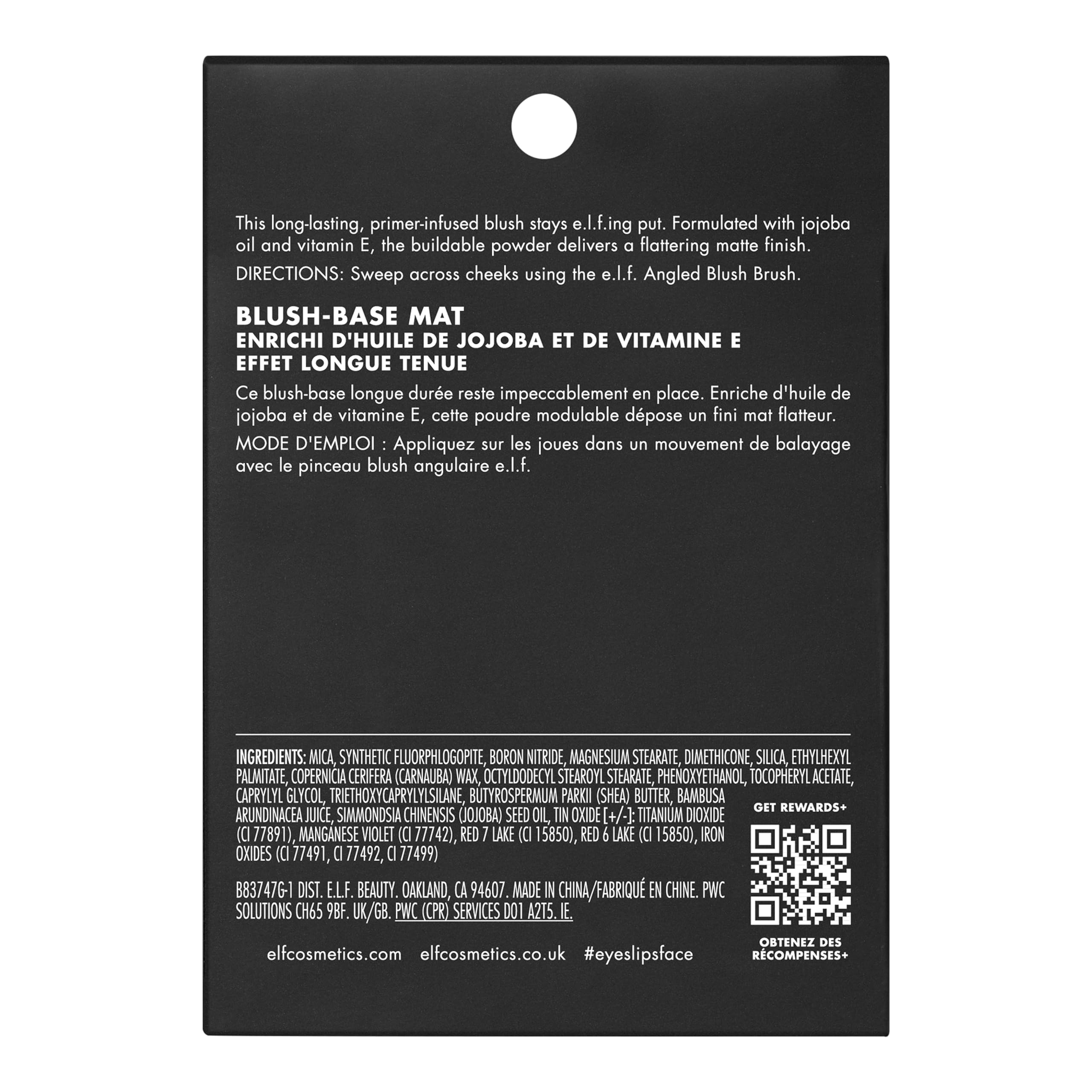 e.l.f. Primer-Infused Blush - Long-Lasting, Buildable Medium Coverage Powder Makeup 5