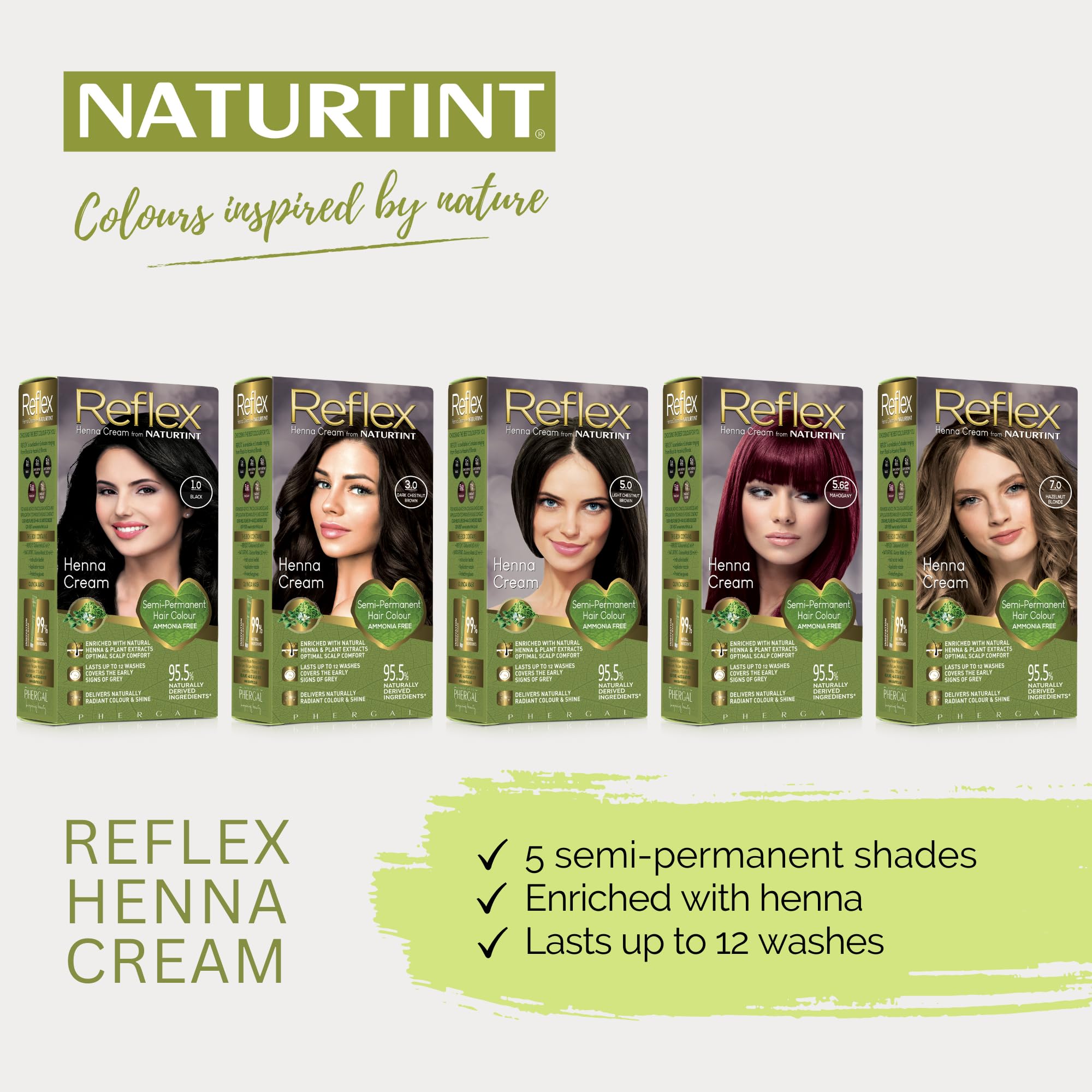 Naturtint Reflex Semi-Permanent Hair Colour - 3.0 Dark Chestnut Brown 5