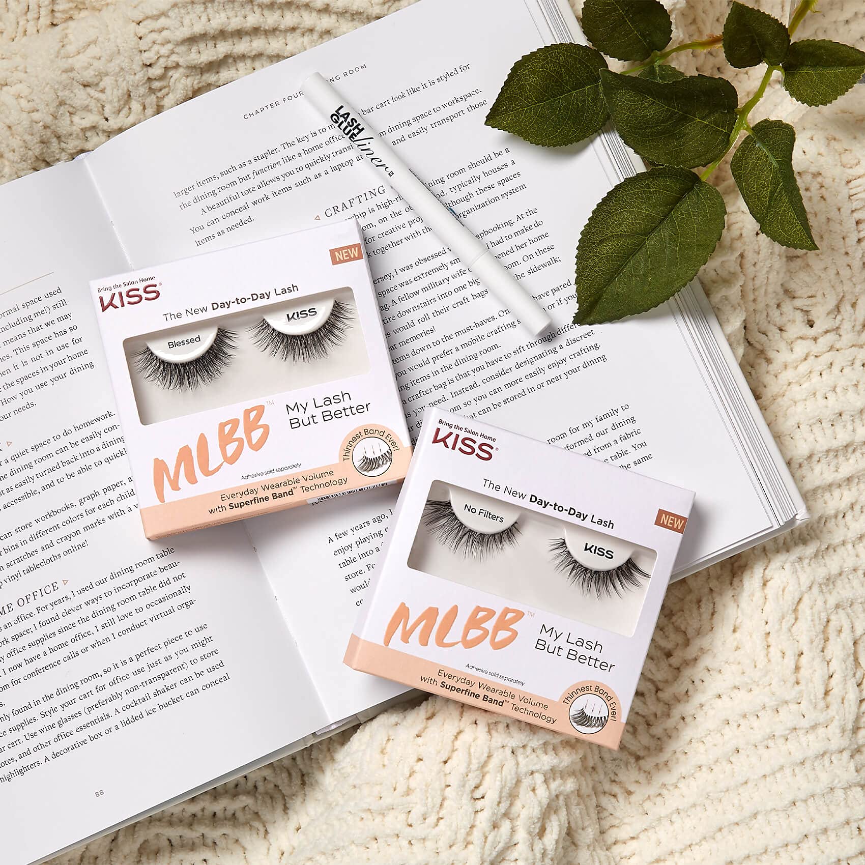 KISS MLBB My Lash But Better False Eyelashes, Style 'No Filters' - Everyday Volume 6