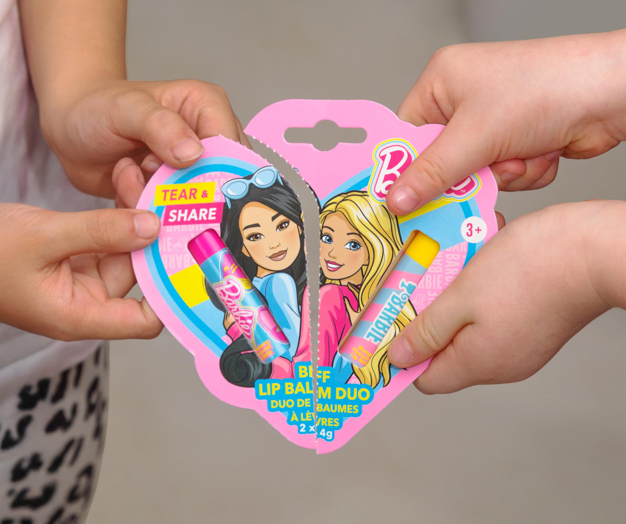 Barbie BFF Children's Lip Balm Duo - Strawberry & Mango Scents - 2 x 4g 5