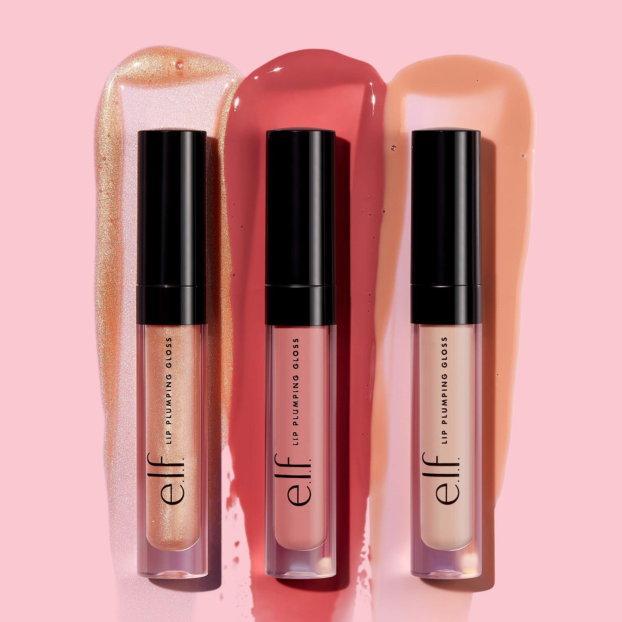 e.l.f. Lip Plumping Gloss in Sparkling Rosé - High-Shine, Volumizing, Hydrating 8