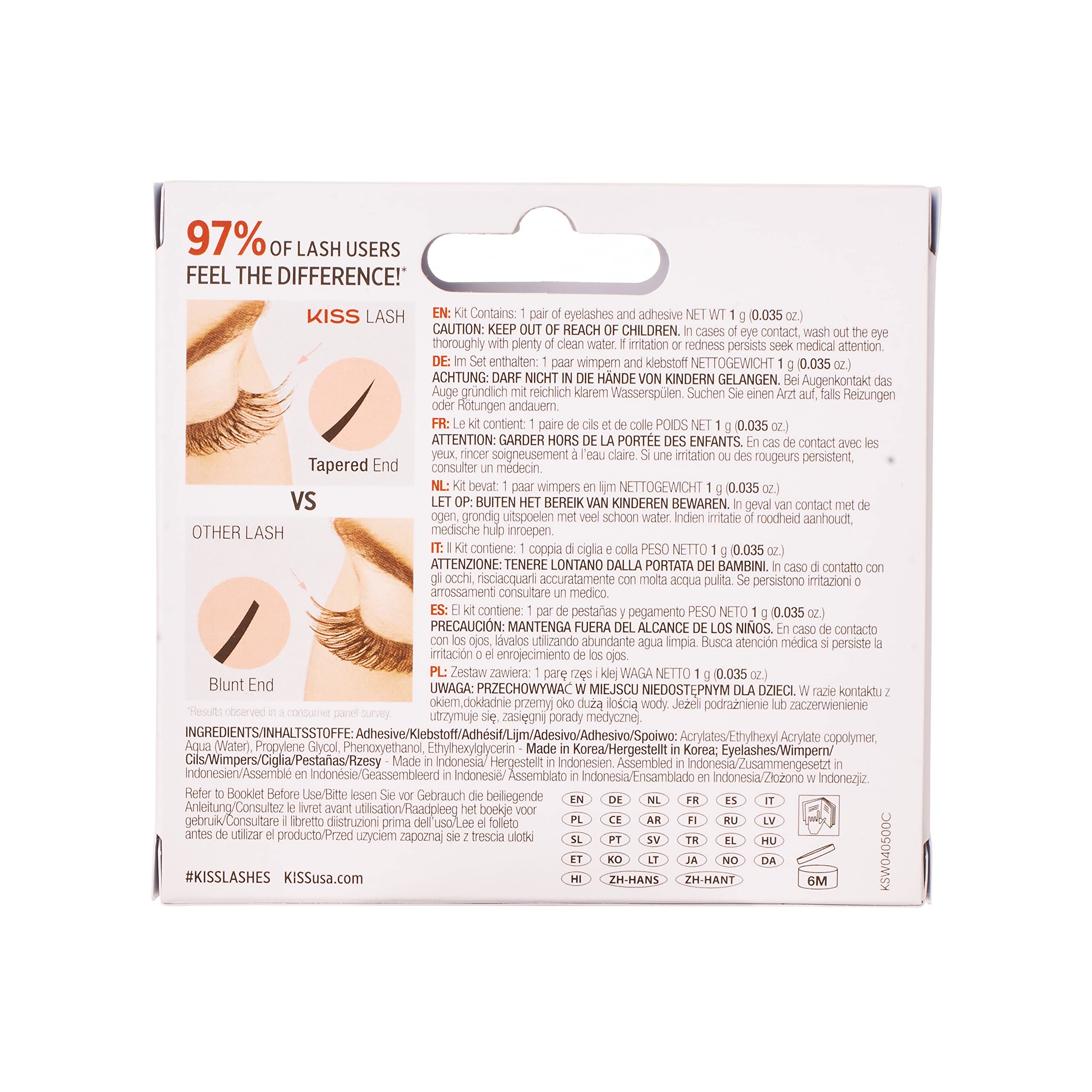 KISS Lash Couture So Wispy Collection Volumizing Fake Lashes - 1 Pair 6