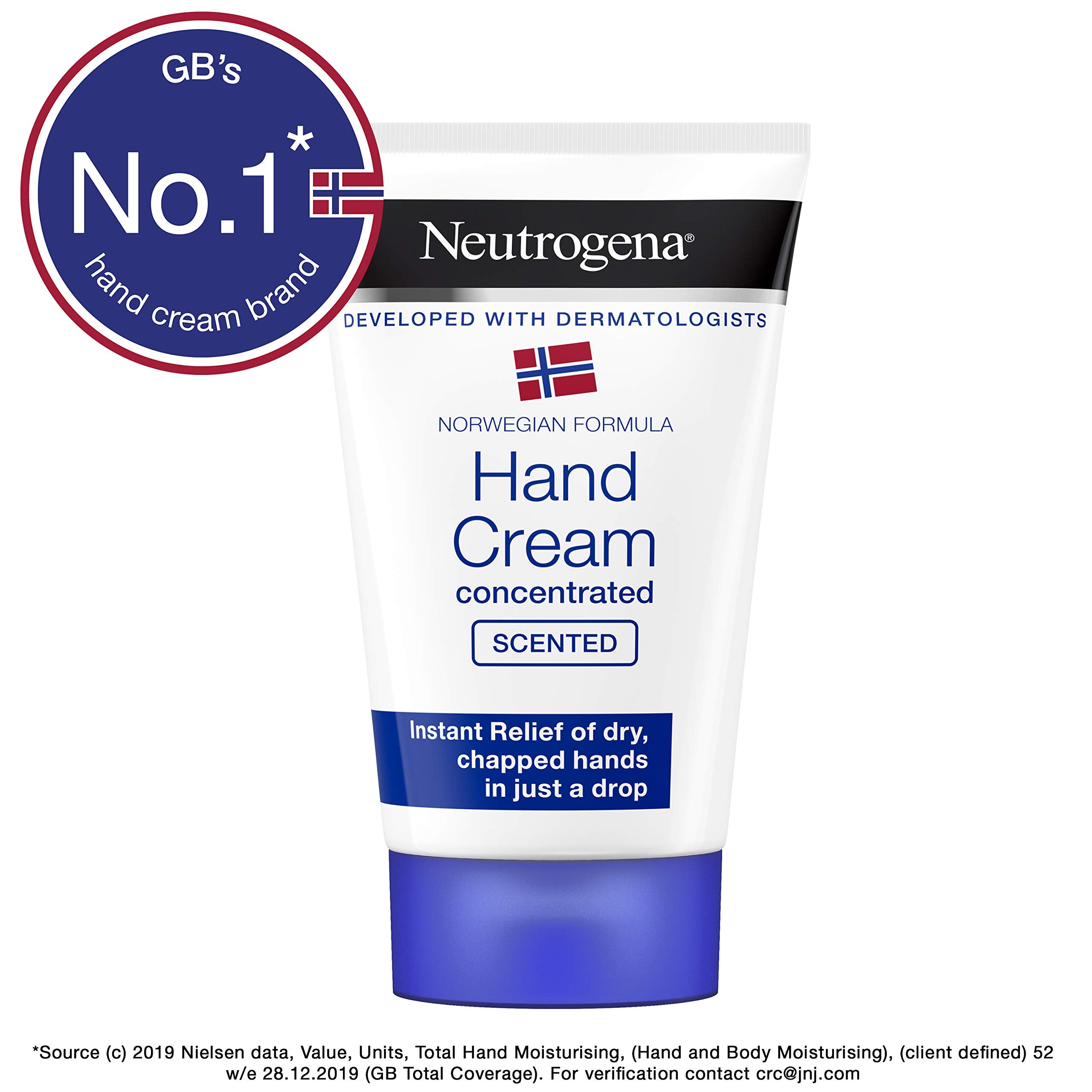 Neutrogena Norwegian Formula Concentrated Scented Hand Cream with Glycerin & Vitamin E (75ml)