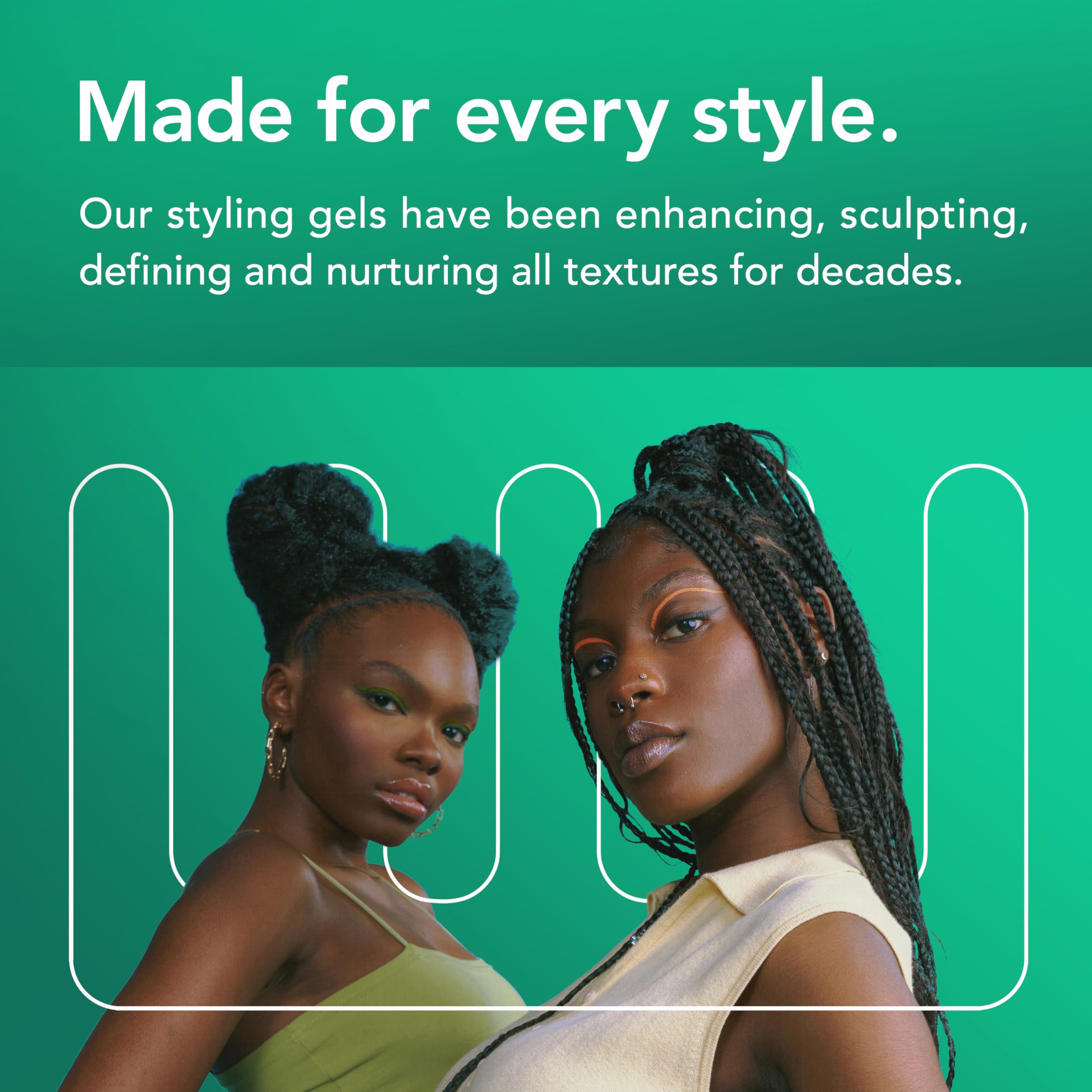 Eco Style Rosemary Mint Hair Gel for Strong Hold, Hydration, and Hair Strengthening 5