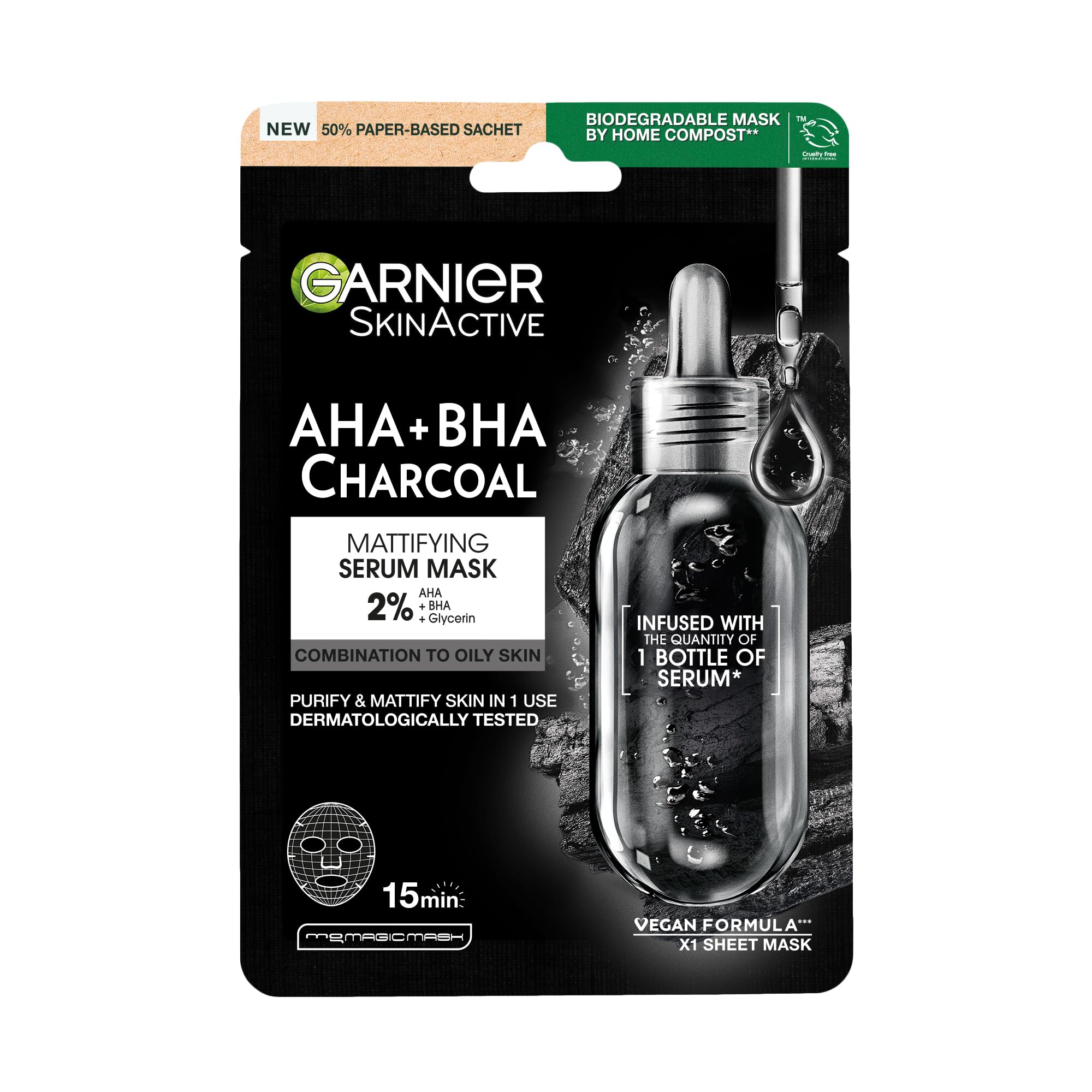 Garnier 12-Piece Sheet Mask Gift Set: Hydrating Face & Eye Masks with Hyaluronic Acid 7