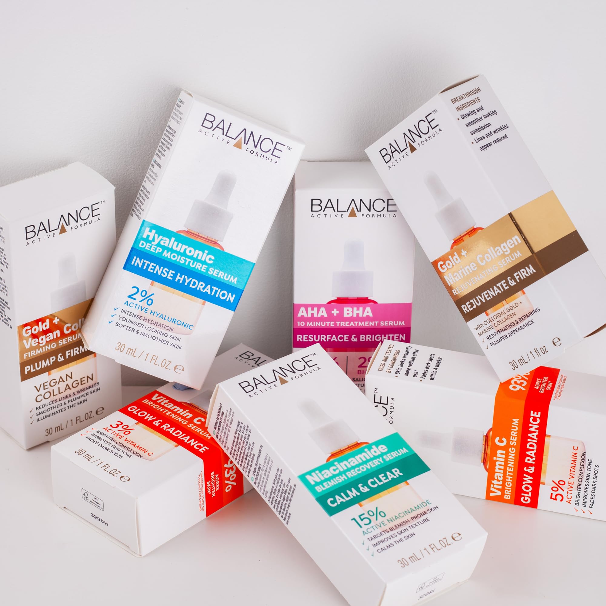 Balance Active Formula 15% Niacinamid Serum zur Bekämpfung von Hautunreinheiten (30 ml) - Enthält 8