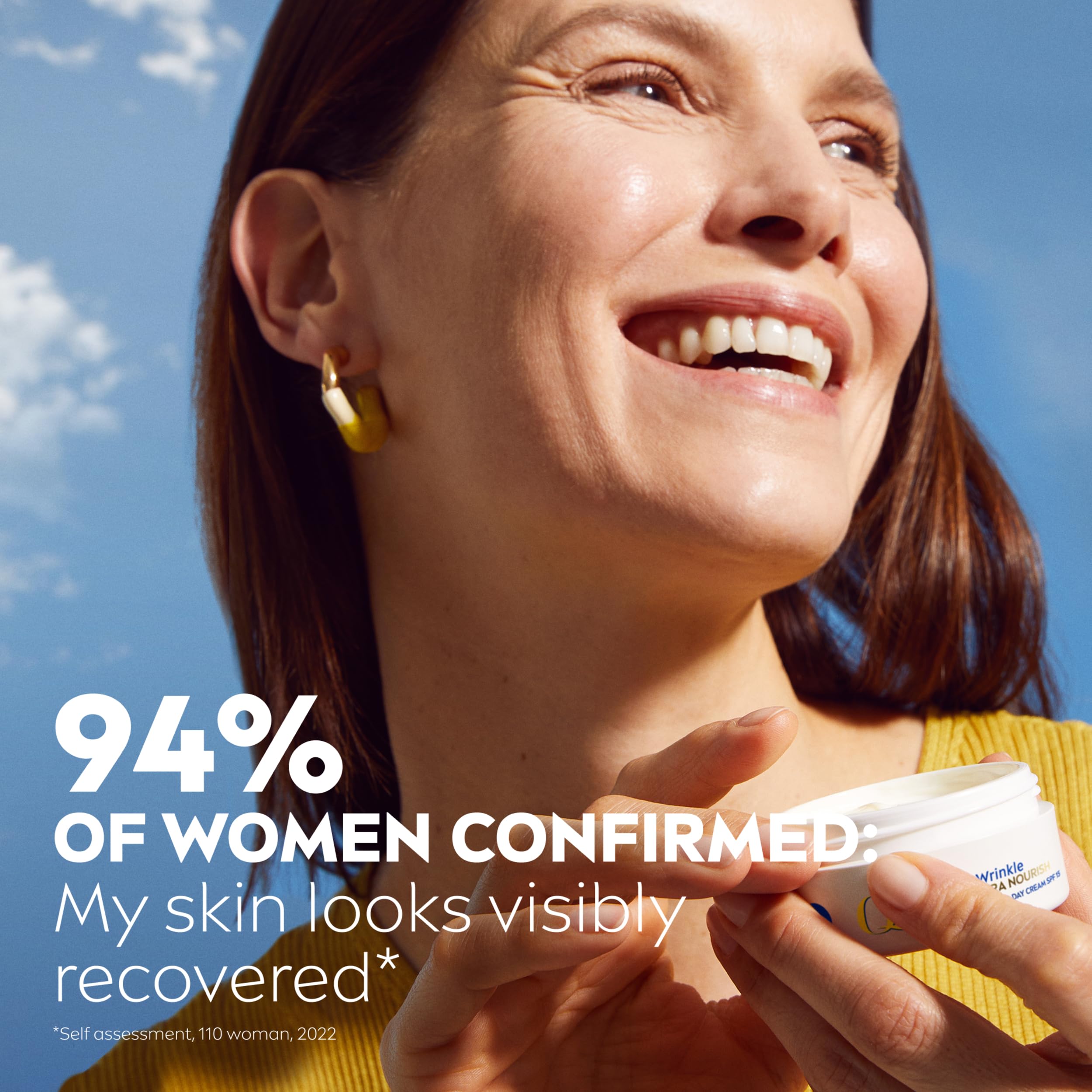 NIVEA Q10 Anti-Wrinkle 60+ Extra Nourishing Night Cream (50ml) for Deep Wrinkle Reduction 9