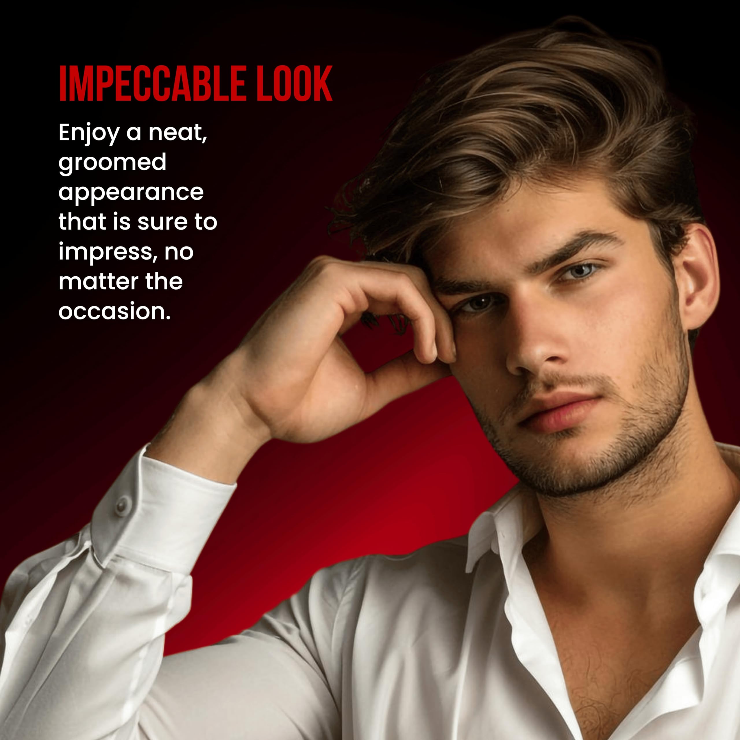 The Shave Factory Ultra Strong Styling Spray for Long-Lasting Hold, 400 ml 4