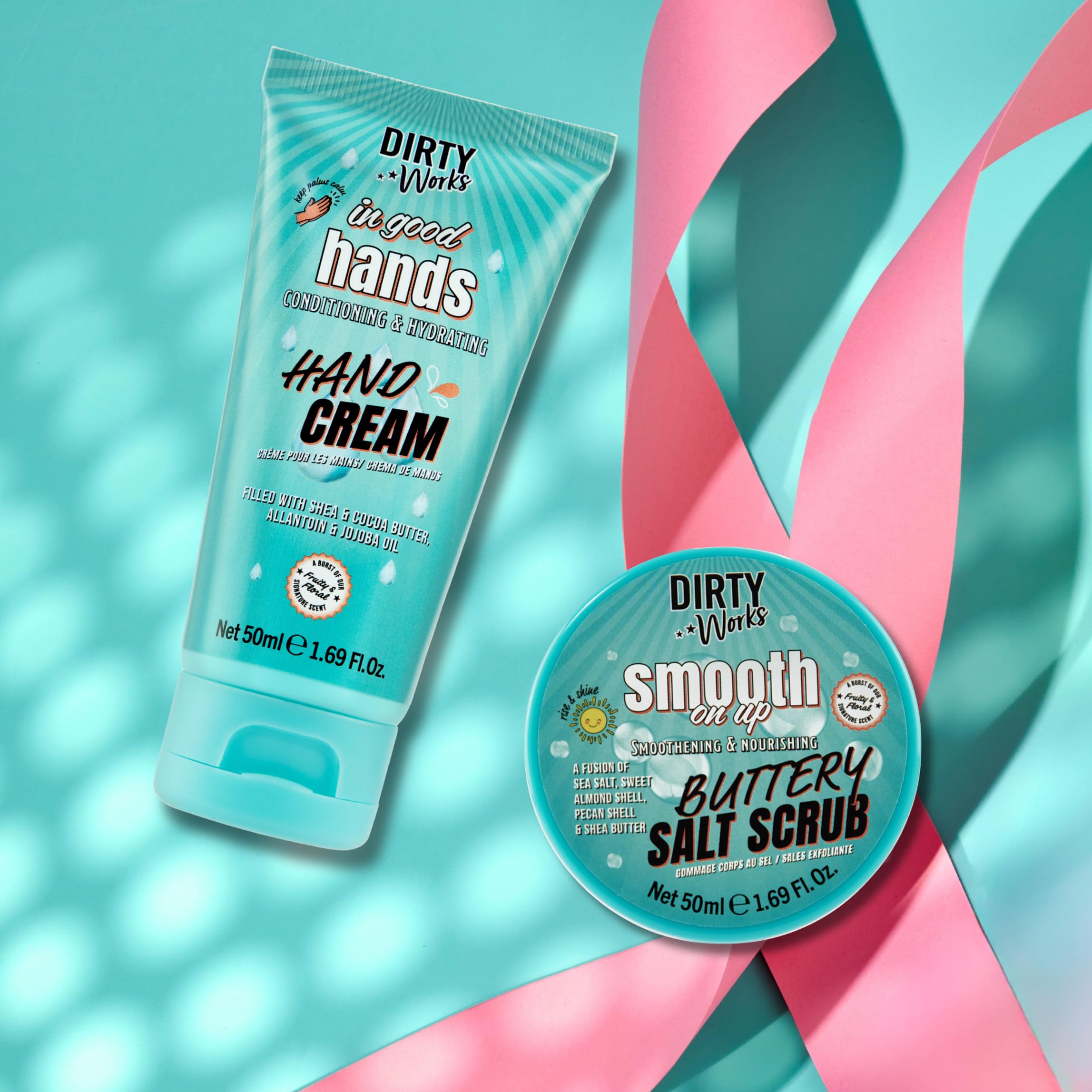 Dirty Works Talk to the Hand Hand & Body Duo Gift Set with Hand Cream & Body Lotion 3