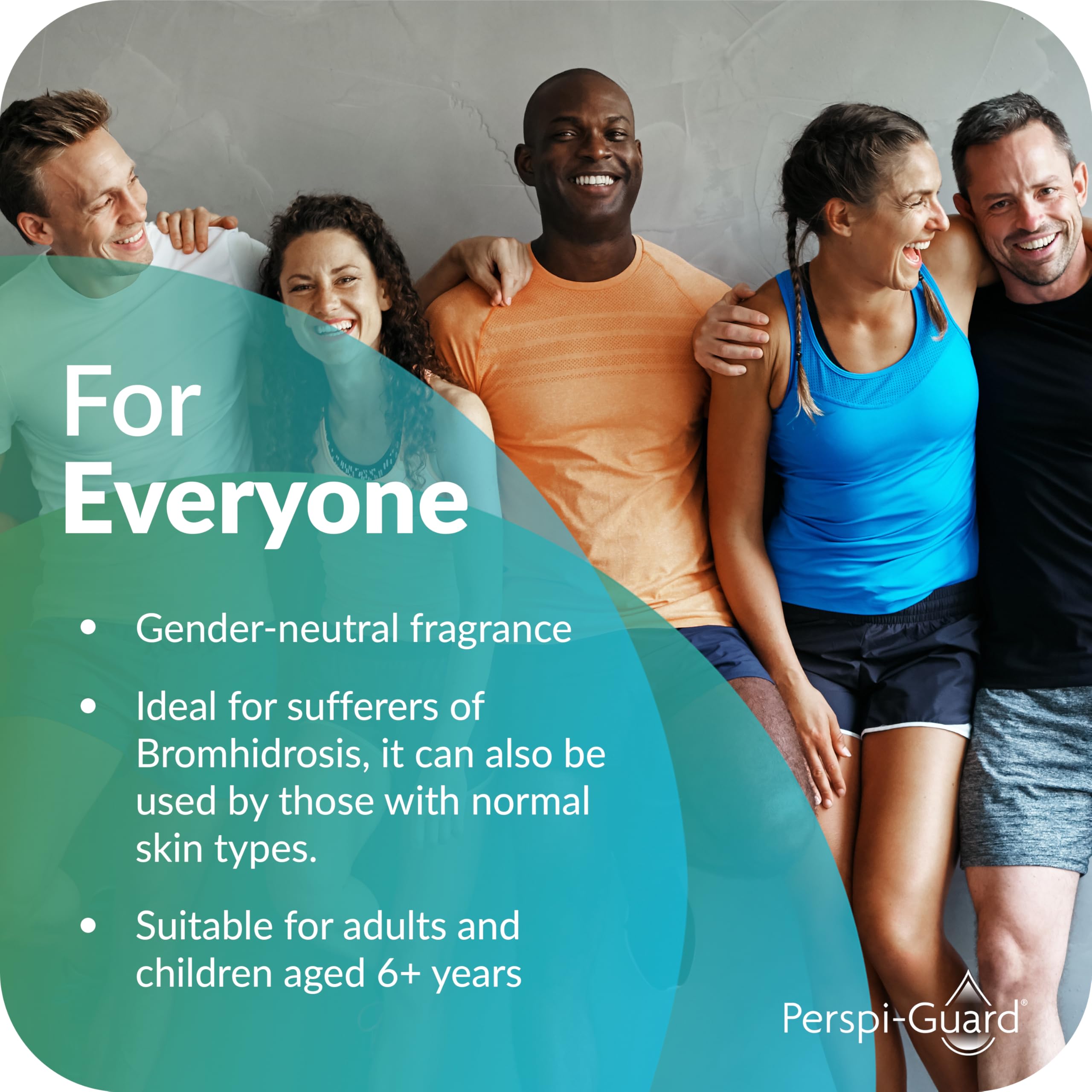 Perspi-Guard Neroli Duftendes, geruchshemmendes, antibakterielles Duschgel für Männer &amp; 6