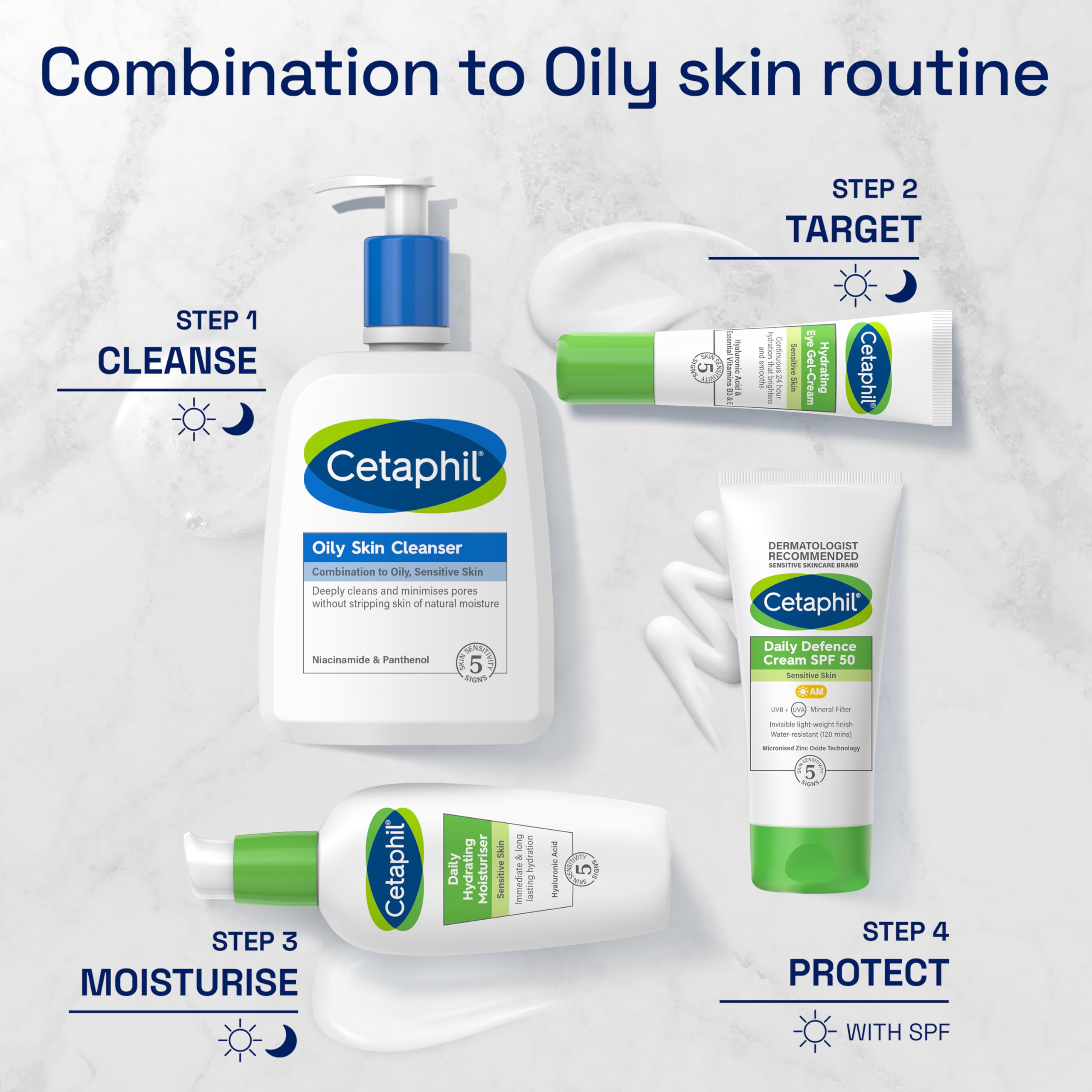 Cetaphil Daily Hydrating Face Moisturiser (88ml) for Sensitive Skin 6