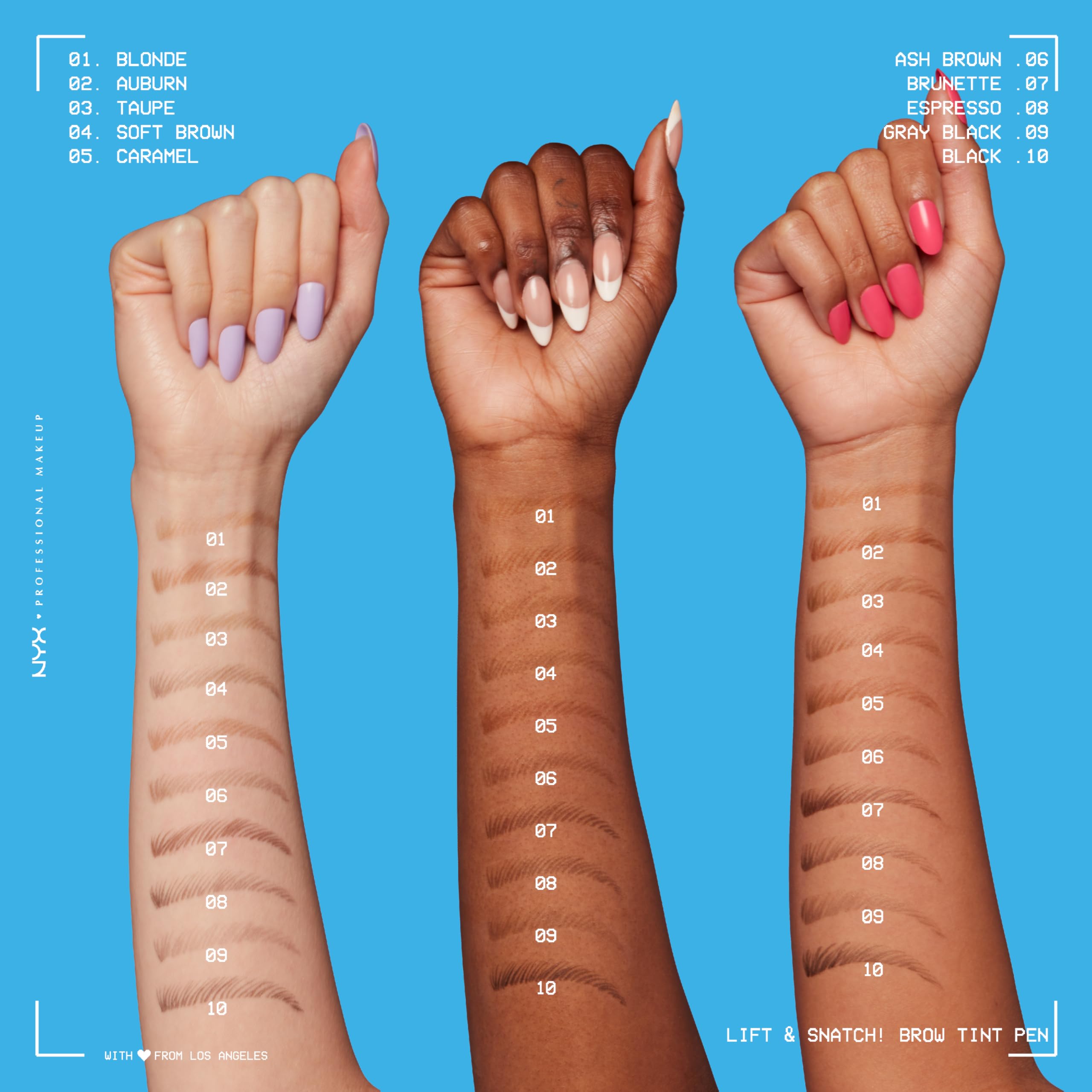 NYX Professional Makeup Lift And Snatch Brow Tint Pen - Smudge-proof, 16H Wear 3