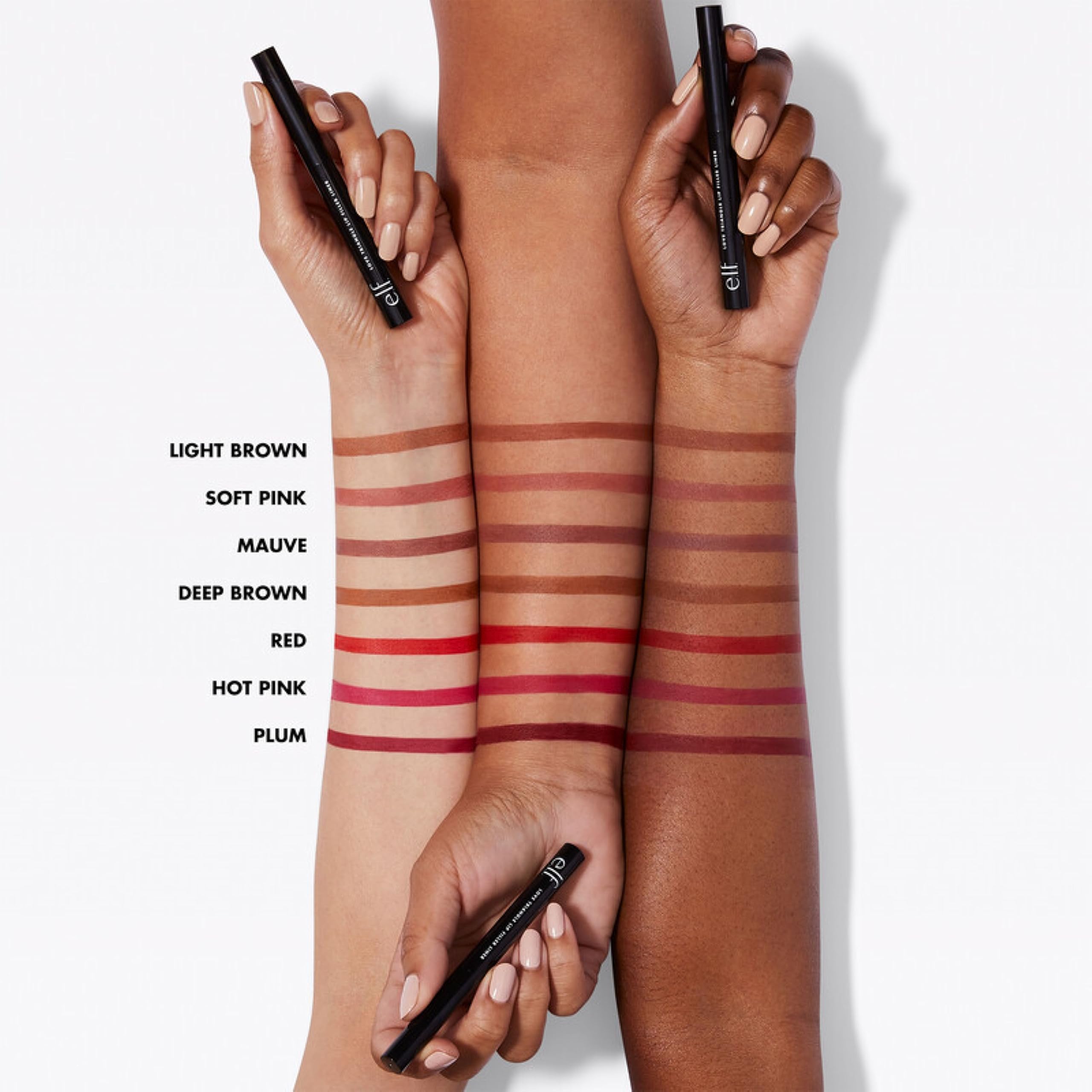e.l.f. Love Triangle Lip Filler Liner - 2-in-1 Sculpting & Defining Pencil 3