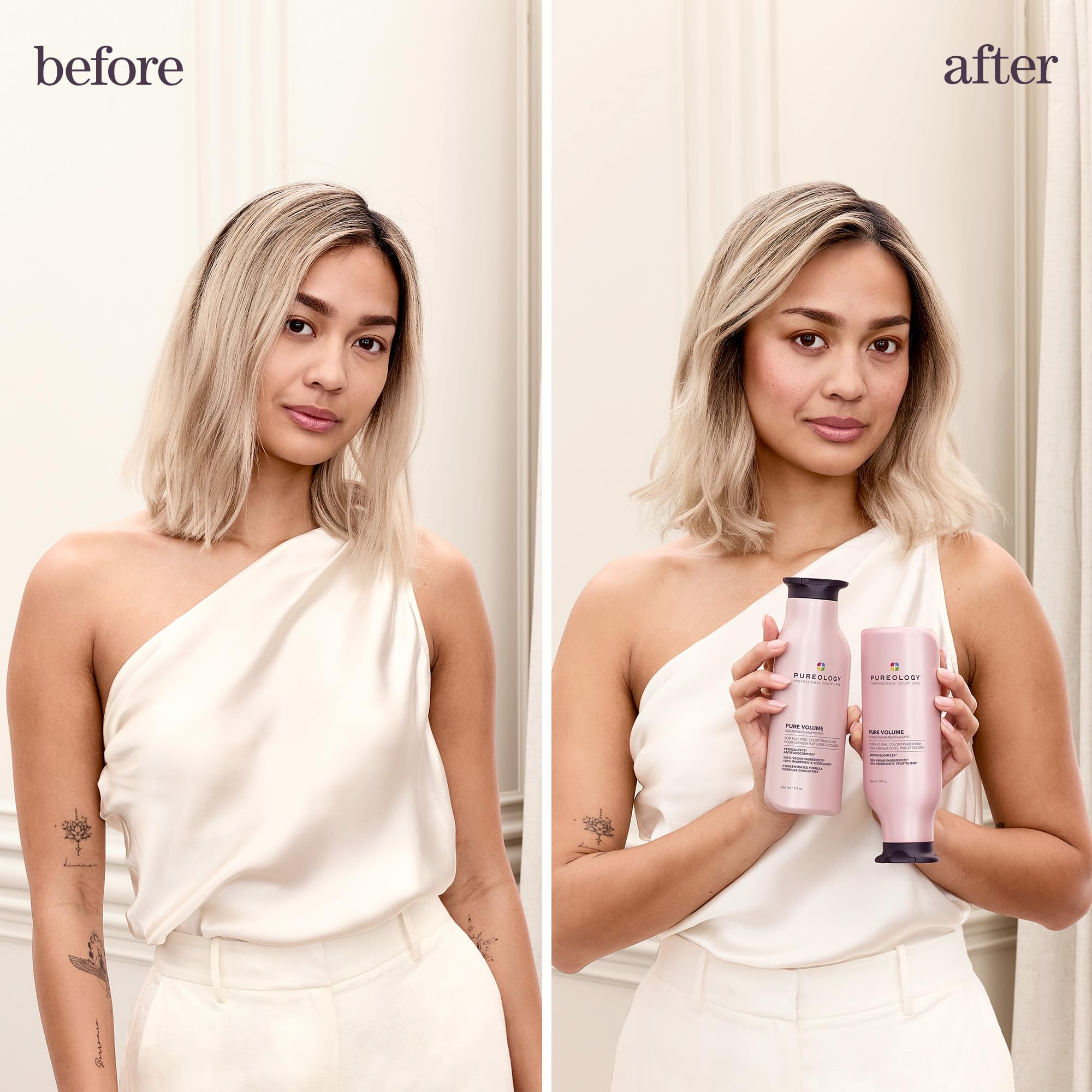 PUREOLOGY Pure Volume Shampoo for Fine, Flat, Color-Treated Hair 4