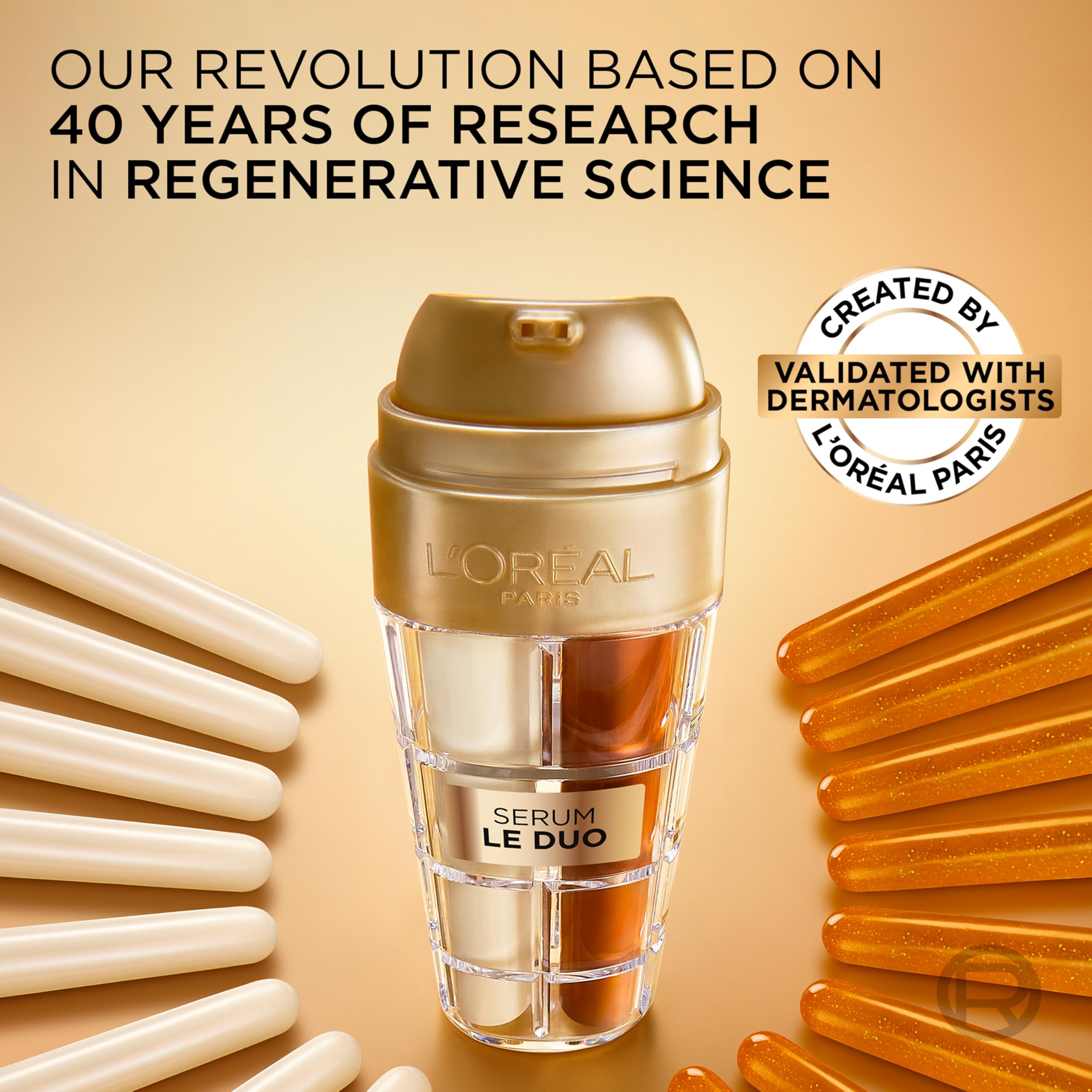 L’Oréal Paris Age Defying Serum Le Duo Collagen Peptide Booster and Vitamin C 5