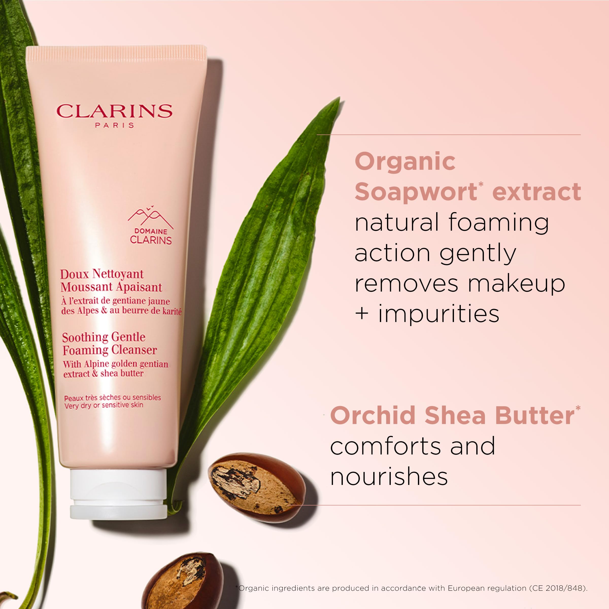 CLARINS Soothing Foaming Cleanser 125ml | Gentle, Hydrating Cleanser 4