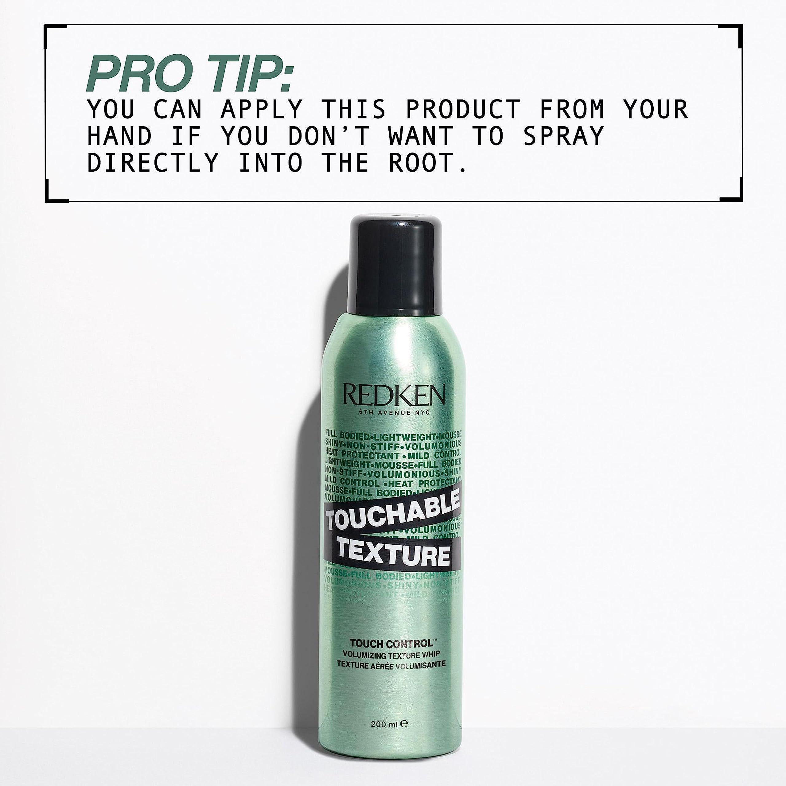 REDKEN Touchable Texture Volumising Foam for Long-Lasting Shine 4