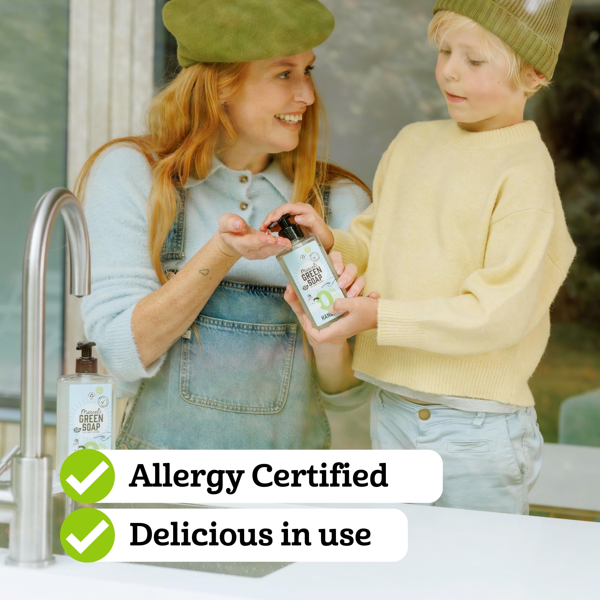 Marcel's Green Soap 0% Hand Soap Refill Pack with Glycerine for Sensitive Skin 3