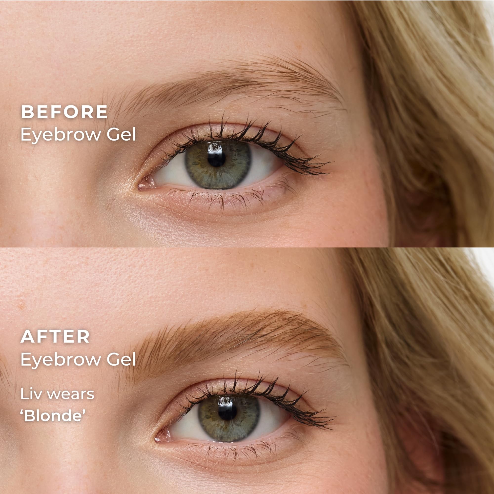 WUNDERBROW Wasserdichtes Augenbrauengel, Blond, Vegan und tierversuchsfrei